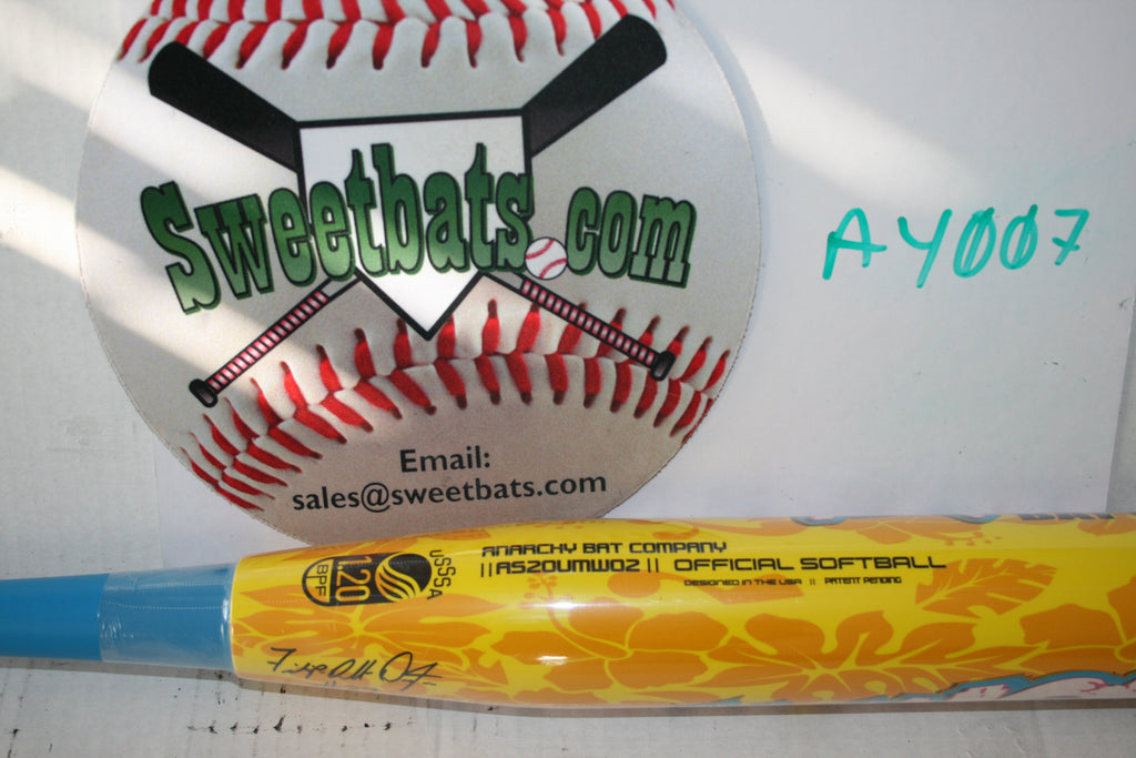 Only 1,000 Made!!! 2020 MAUI WOWIE ANARCHY Softball Bat 100 mph NIW USSSA 220 New NIW