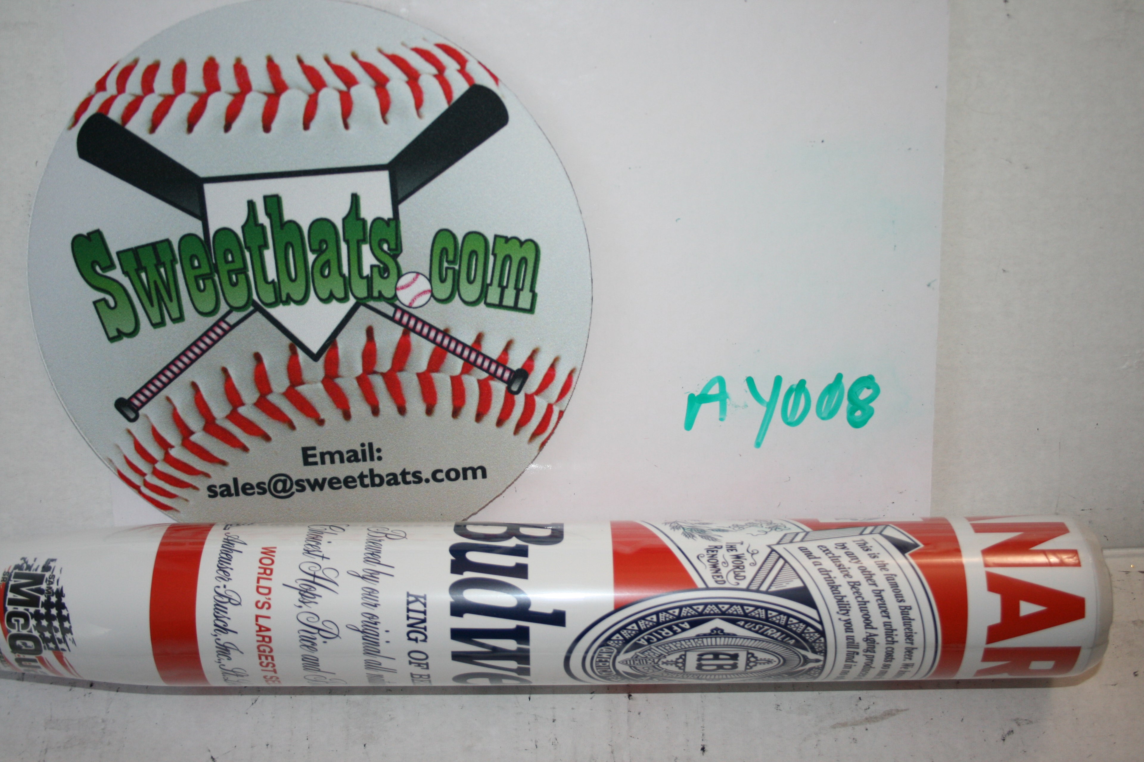 Only 250 made!! 1/2 oz End Load 2 piece 2020 BUDWEISER ANARCHY Softball Bat 100 mph NIW A20BUD2U2 USSSA 220 Limited Edition