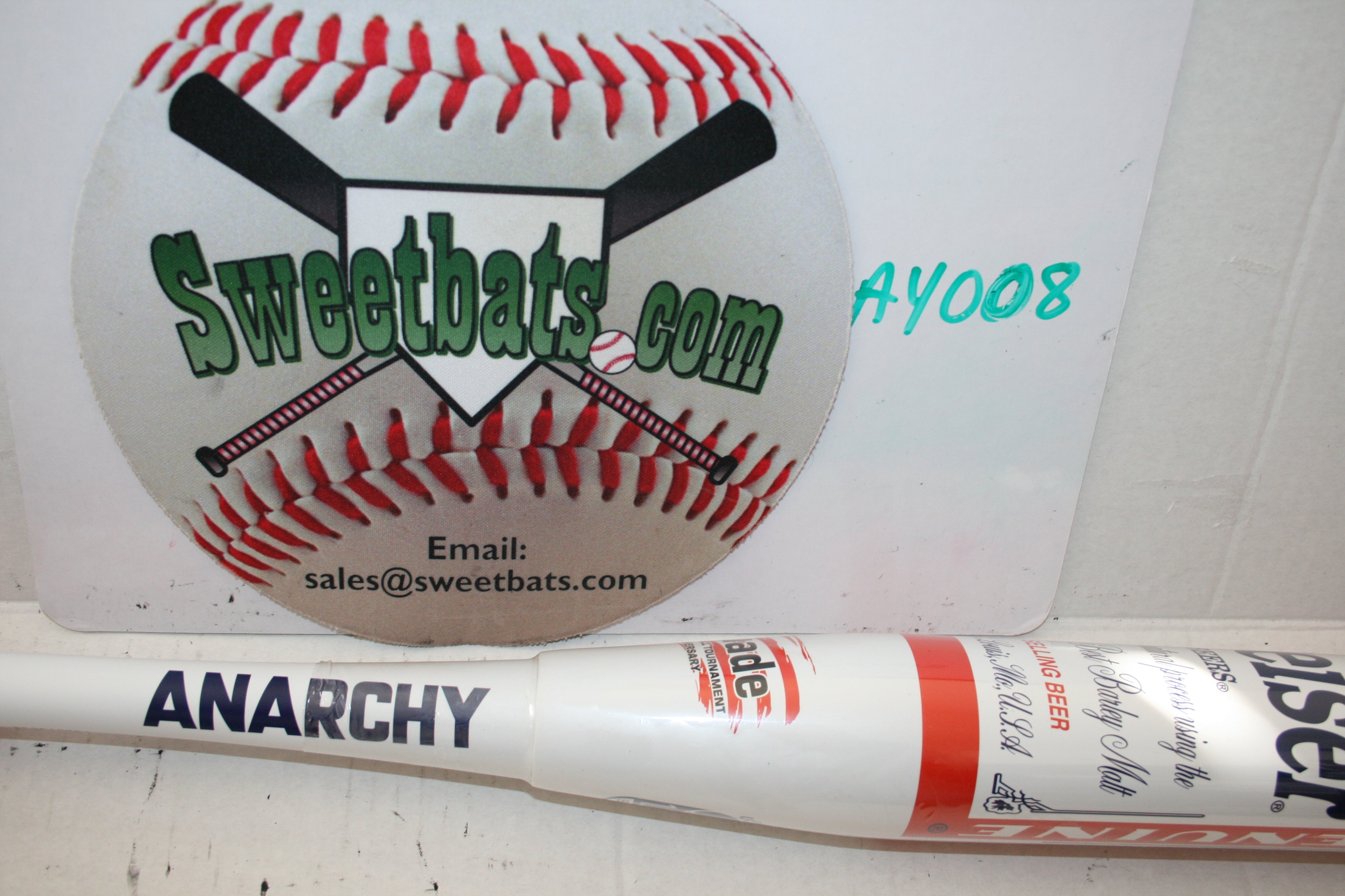 Only 250 made!! 1/2 oz End Load 2 piece 2020 BUDWEISER ANARCHY Softball Bat 100 mph NIW A20BUD2U2 USSSA 220 Limited Edition