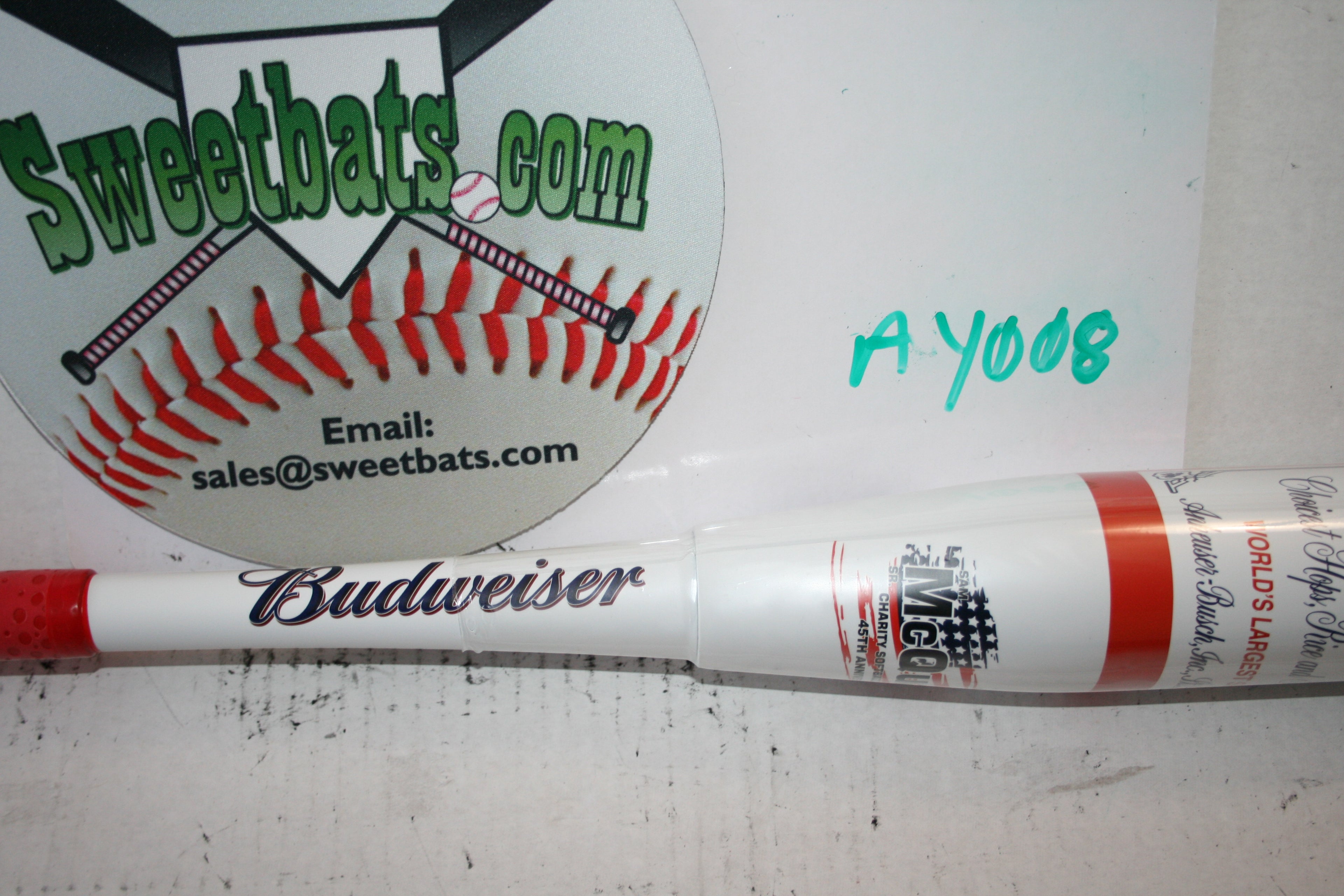 Only 250 made!! 1/2 oz End Load 2 piece 2020 BUDWEISER ANARCHY Softball Bat 100 mph NIW A20BUD2U2 USSSA 220 Limited Edition