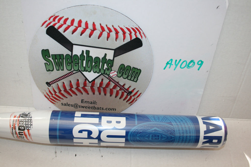 Only 250 made!! 2020 2 piece End Load BUD LIGHT ANARCHY Softball Bat 26 100 mph NIW A20BUL2UI USSSA 220 Limited Edition