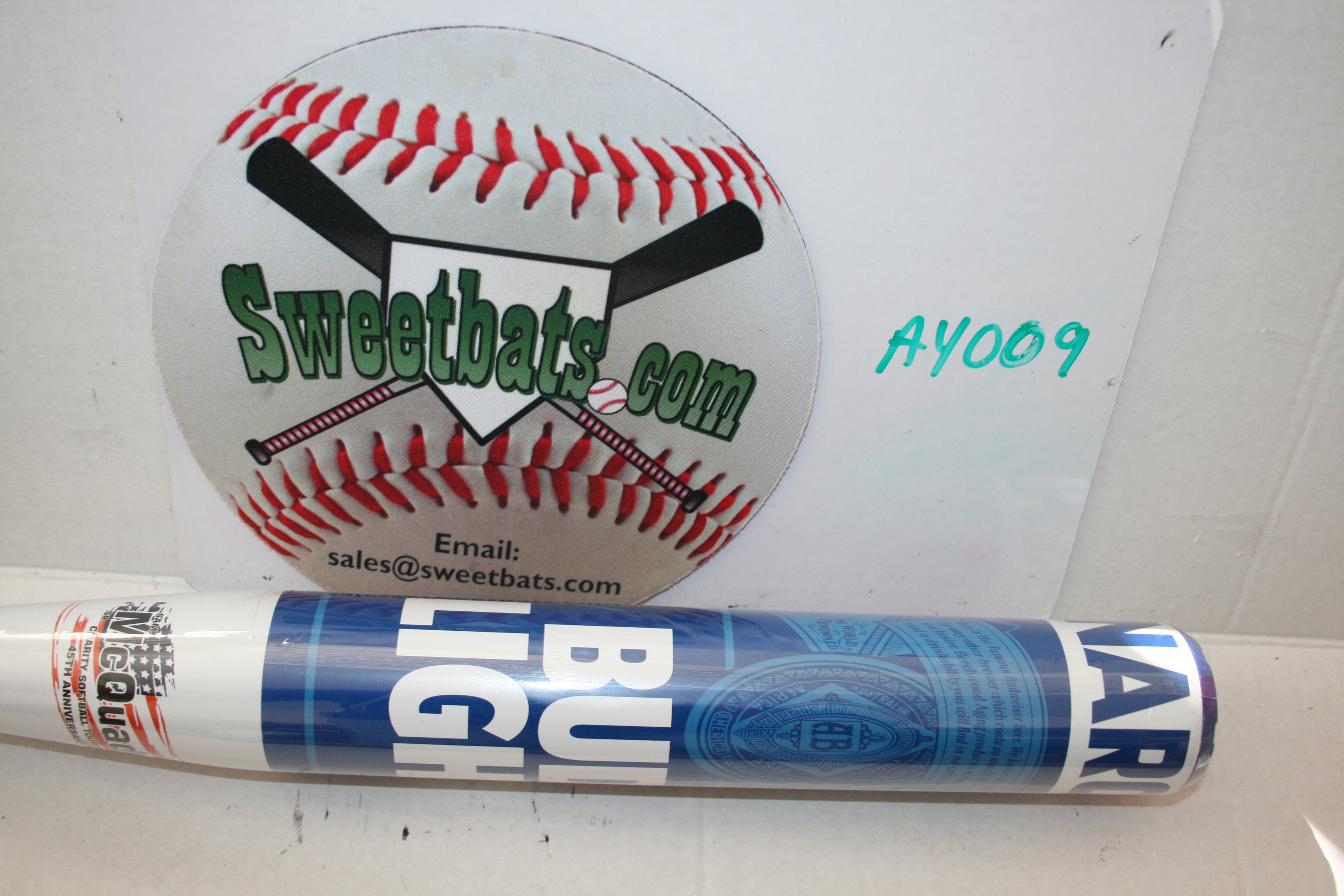 Only 250 made!! 2020 2 piece End Load BUD LIGHT ANARCHY Softball Bat 26 100 mph NIW A20BUL2UI USSSA 220 Limited Edition