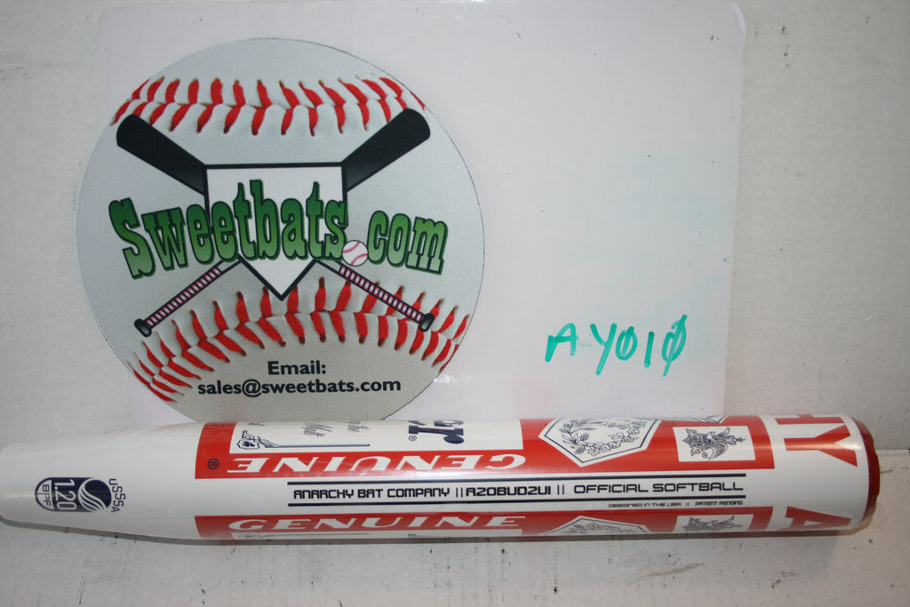 Only 250 made!! Full 1 oz Endload, 2 piece 2020 BUDWEISER ANARCHY Softball Bat 100 mph NIW A20BUD2U1 USSSA 220 Limited Edition