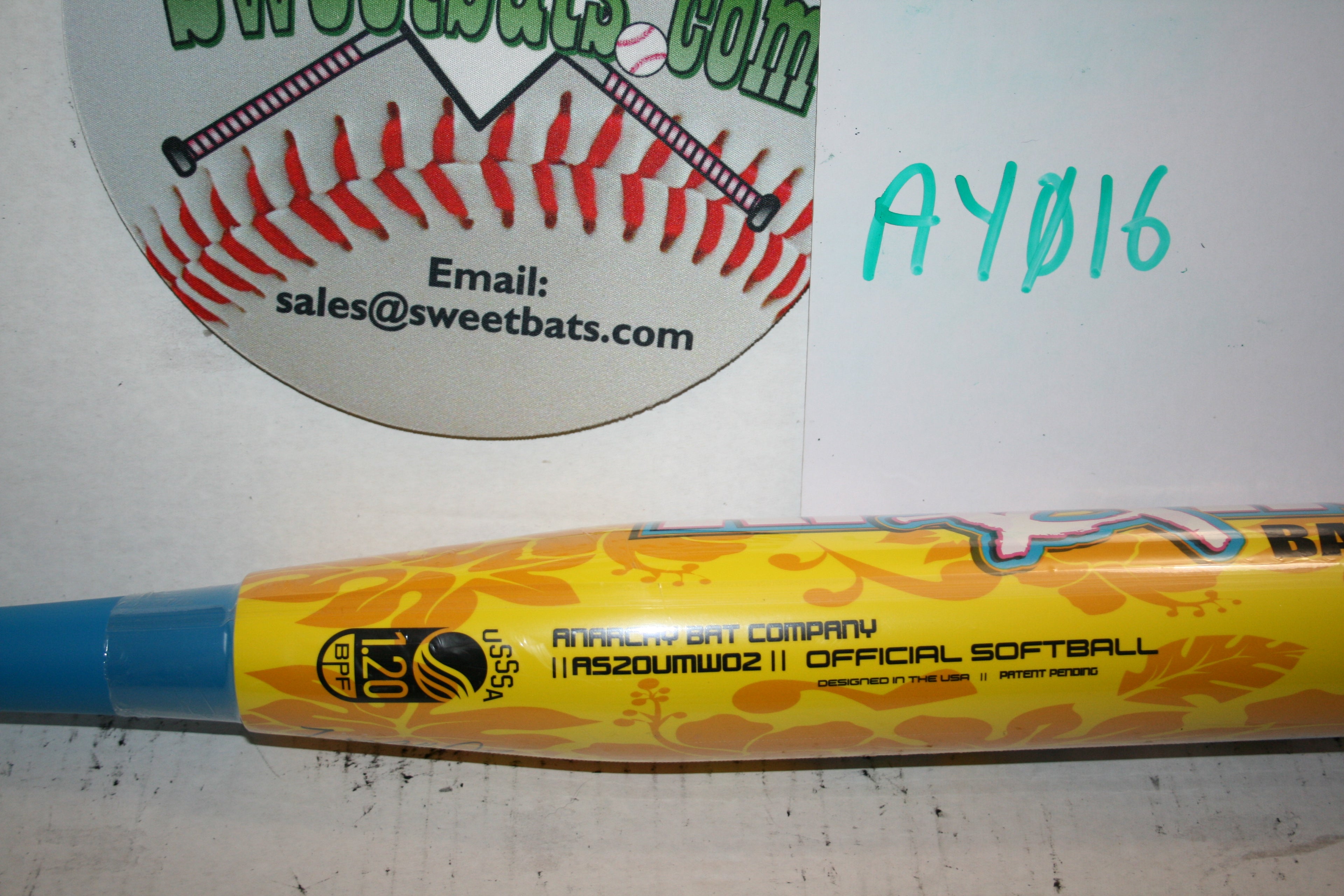 Only 1,000 Made!!! 2020 MAUI WOWIE ANARCHY Softball Bat 100 mph NIW USSSA 220 New NIW