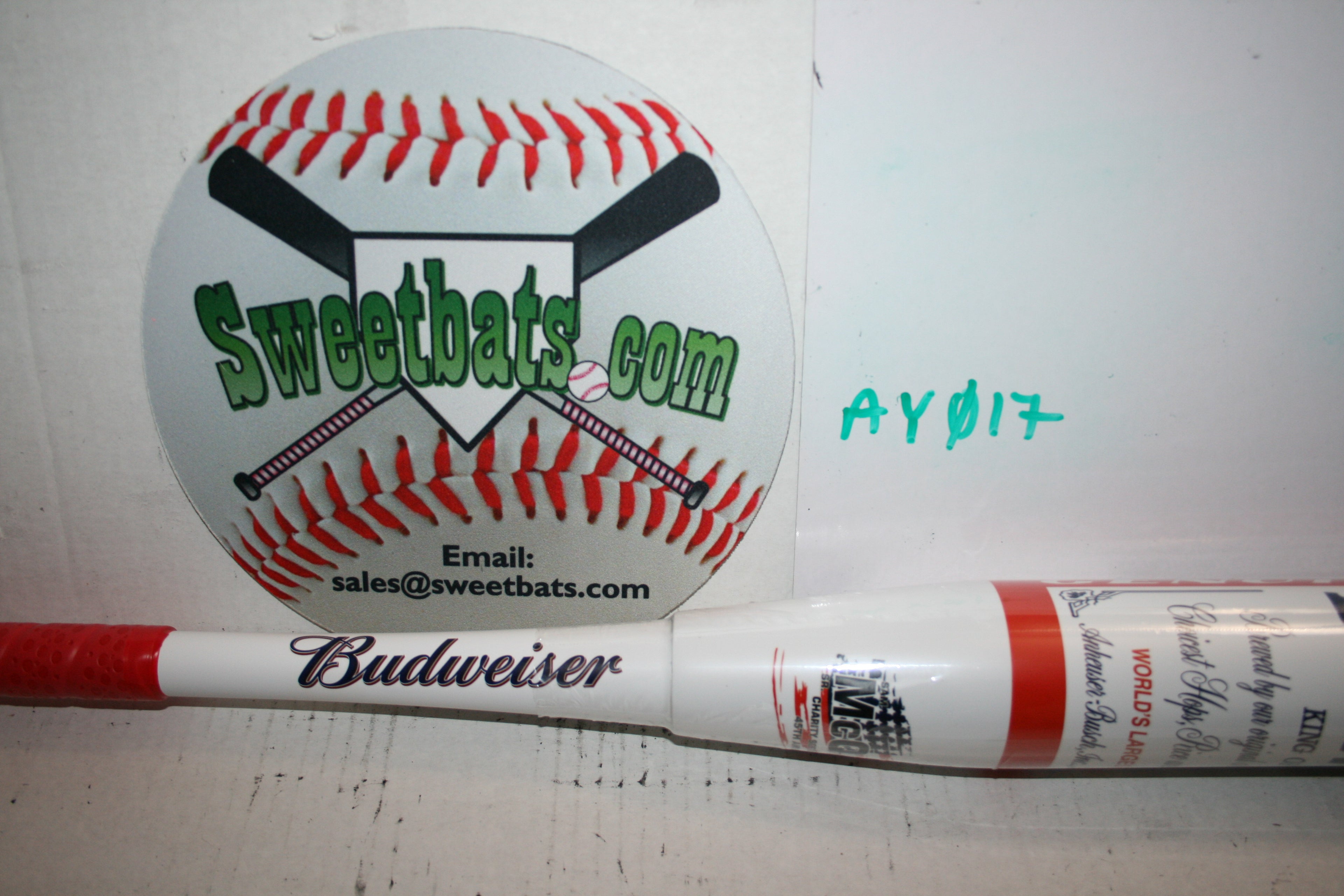 Only 250 made!! Full 1 oz Endload, 2 piece 2020 BUDWEISER ANARCHY Softball Bat 100 mph NIW A20BUD2U1 USSSA 220 Limited Edition