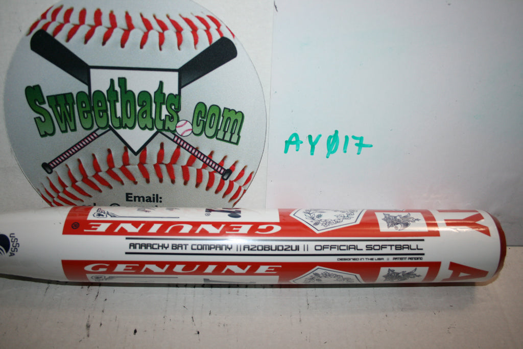 Only 250 made!! Full 1 oz Endload, 2 piece 2020 BUDWEISER ANARCHY Softball Bat 100 mph NIW A20BUD2U1 USSSA 220 Limited Edition
