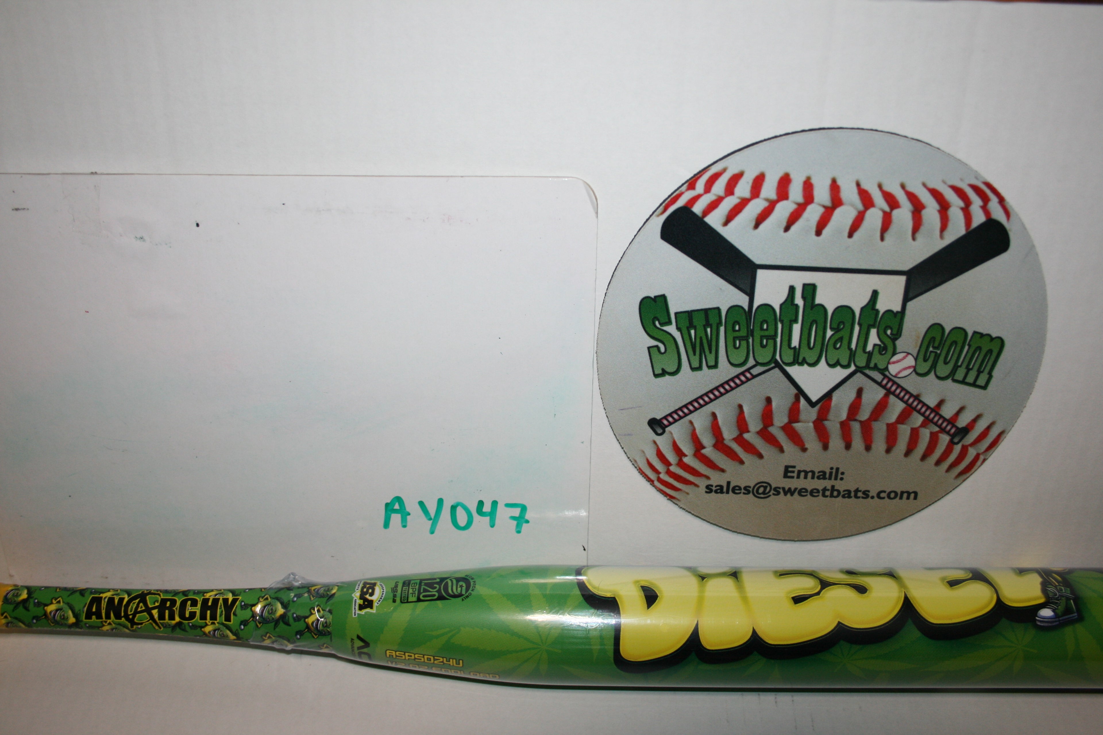 ONLY 50 MADE!! 2024 ANARCHY SOUR DIESEL Softball Bat 28 NIW .5 EL USSSA 240 New