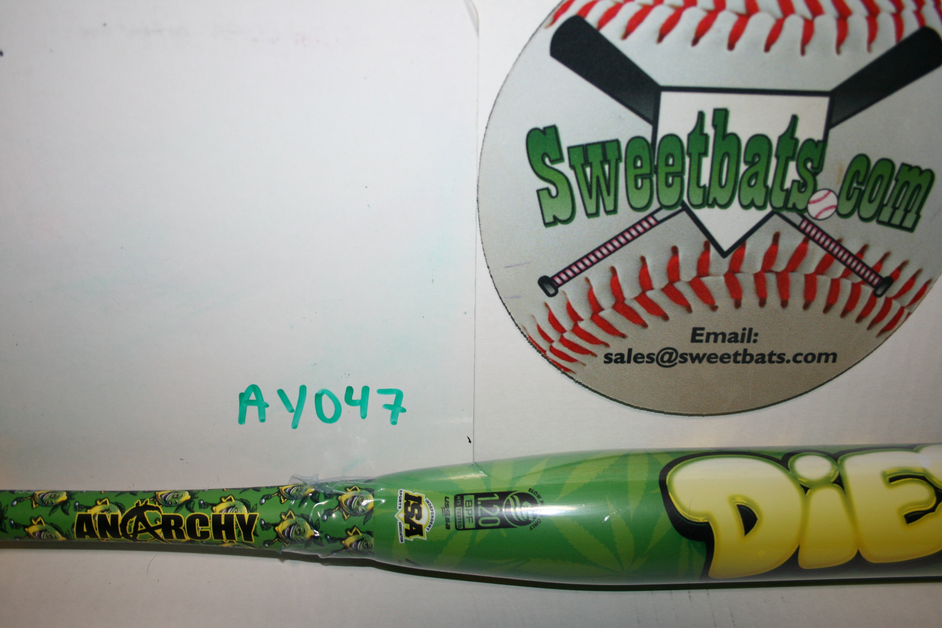 ONLY 50 MADE!! 2024 ANARCHY SOUR DIESEL Softball Bat 28 NIW .5 EL USSSA 240 New