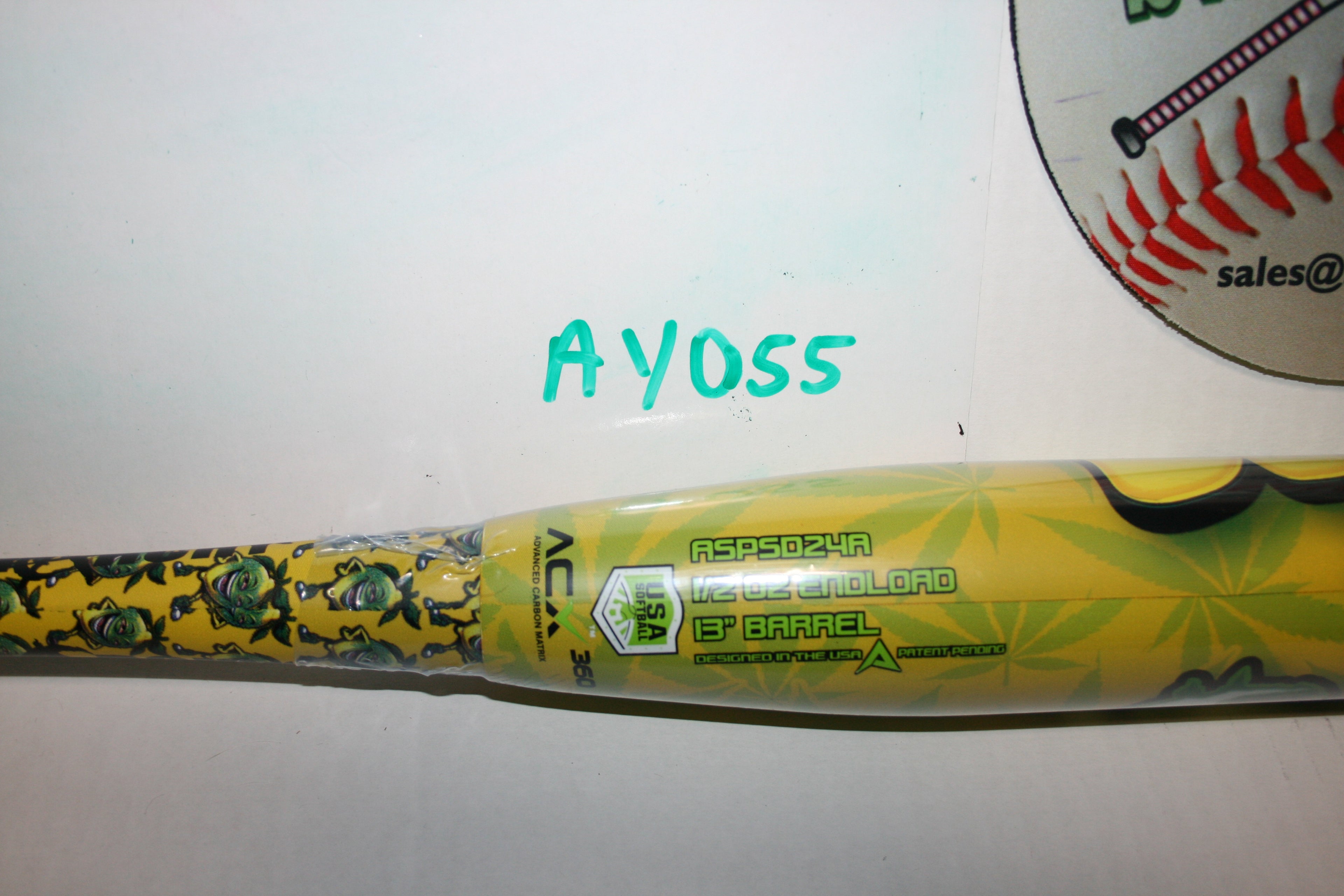 RARE ONLY 50 MADE 2024 ANARCHY SOUR DIESEL Softball Bat 27 NIW .5 EL ASA USA Softball HOT