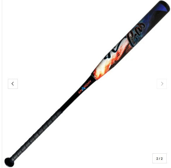 2024 ANARCHY GAS 12" Senior Softball Bat 27 NIW 1 oz EL End Load SSUSA Nimmo A23SGASN212-1