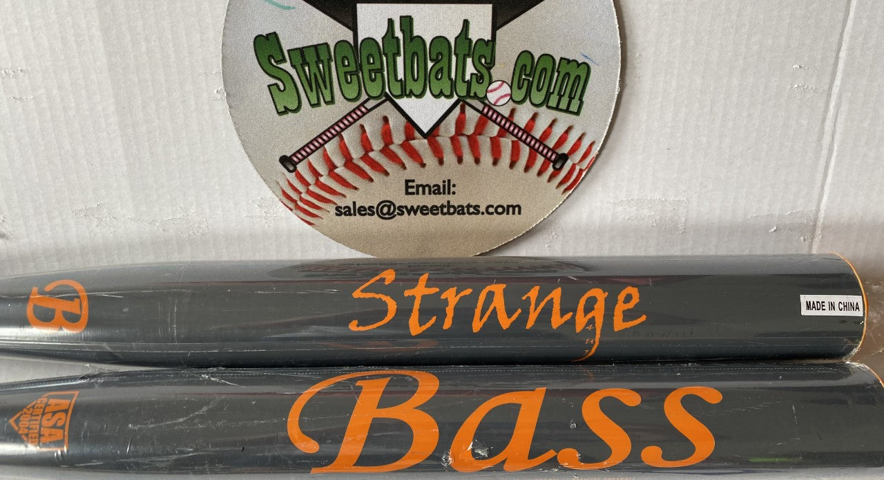 New Bass Strange Softball Bat NIW new in wrapper ASA 2004 stamp USSSA 220 U Trip