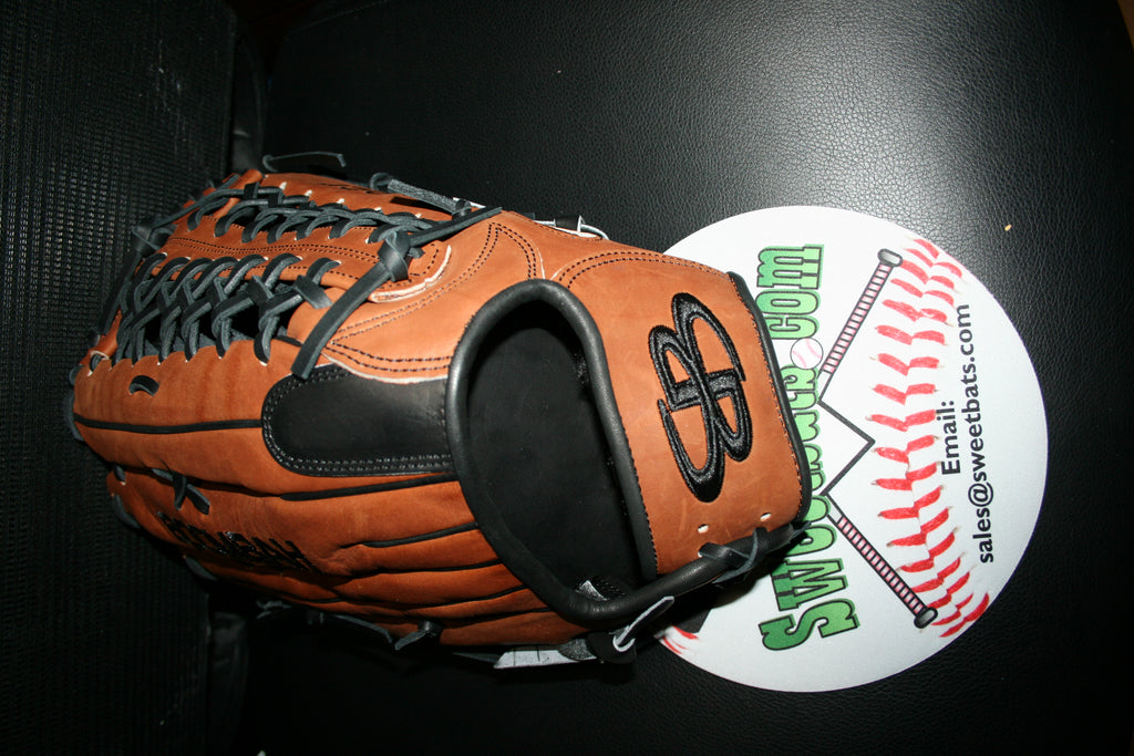 14" Inch BOOMBAH VELOCI Slowpitch Softball Fielding Glove Mitt B17 T Web Brown