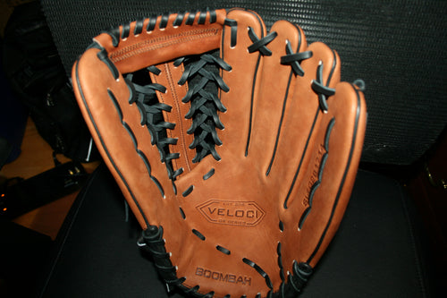 14" Inch BOOMBAH VELOCI Slowpitch Softball Fielding Glove Mitt B17 T Web Brown