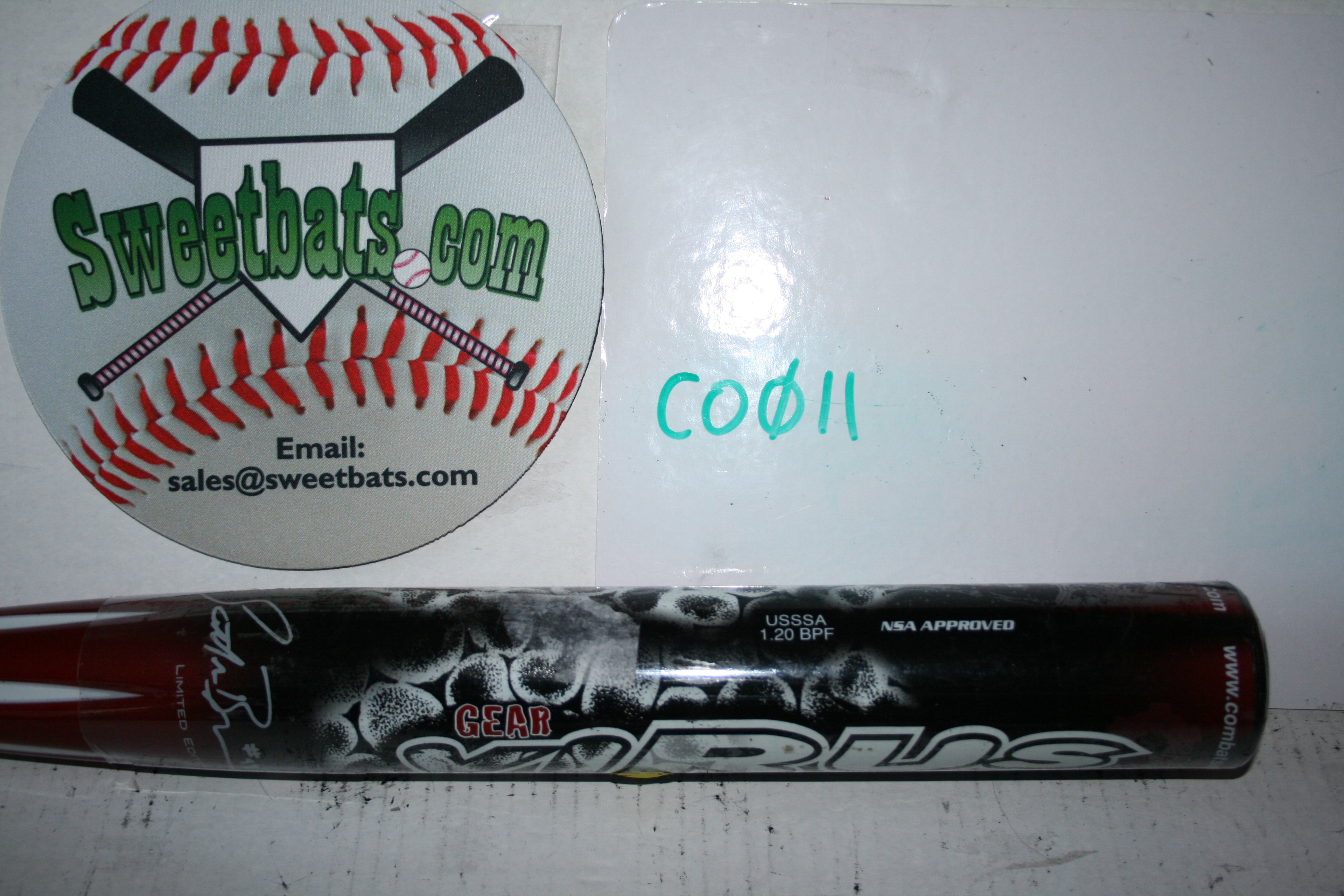 Combat Gear VIRUS Scott Brown NIW softball bat FULLY LOADED USSSA 220 GEARSP1-SB