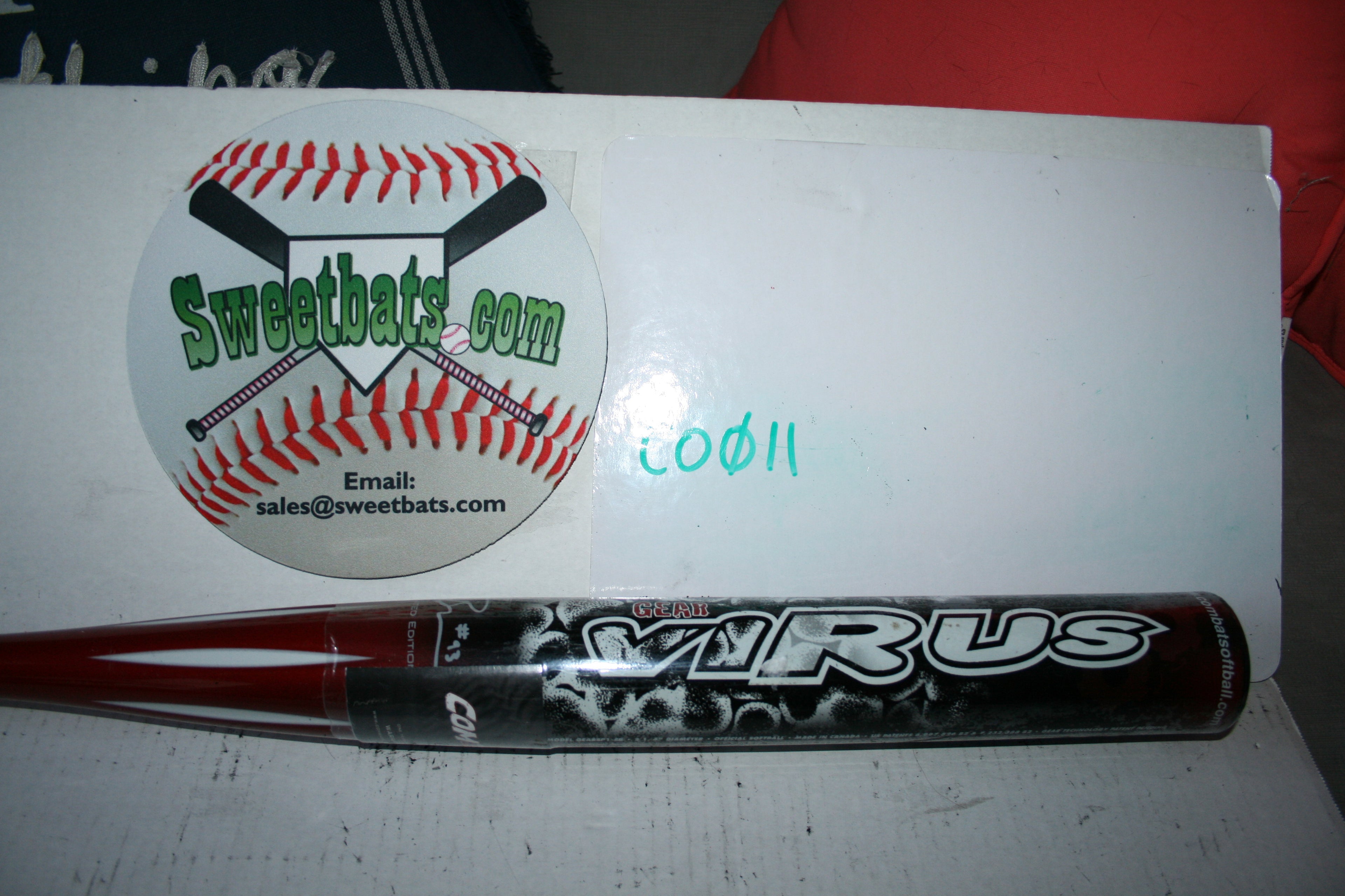 Combat Gear VIRUS Scott Brown NIW softball bat FULLY LOADED USSSA 220 GEARSP1-SB