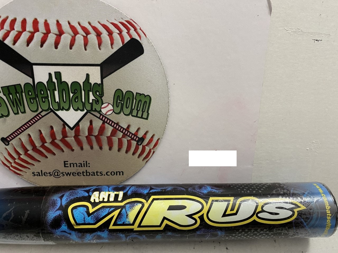 New Combat Anti Virus 34 NIW softball bat 100mph+ ASA VIRSP2 07 FULLY LOADED USSSA 220