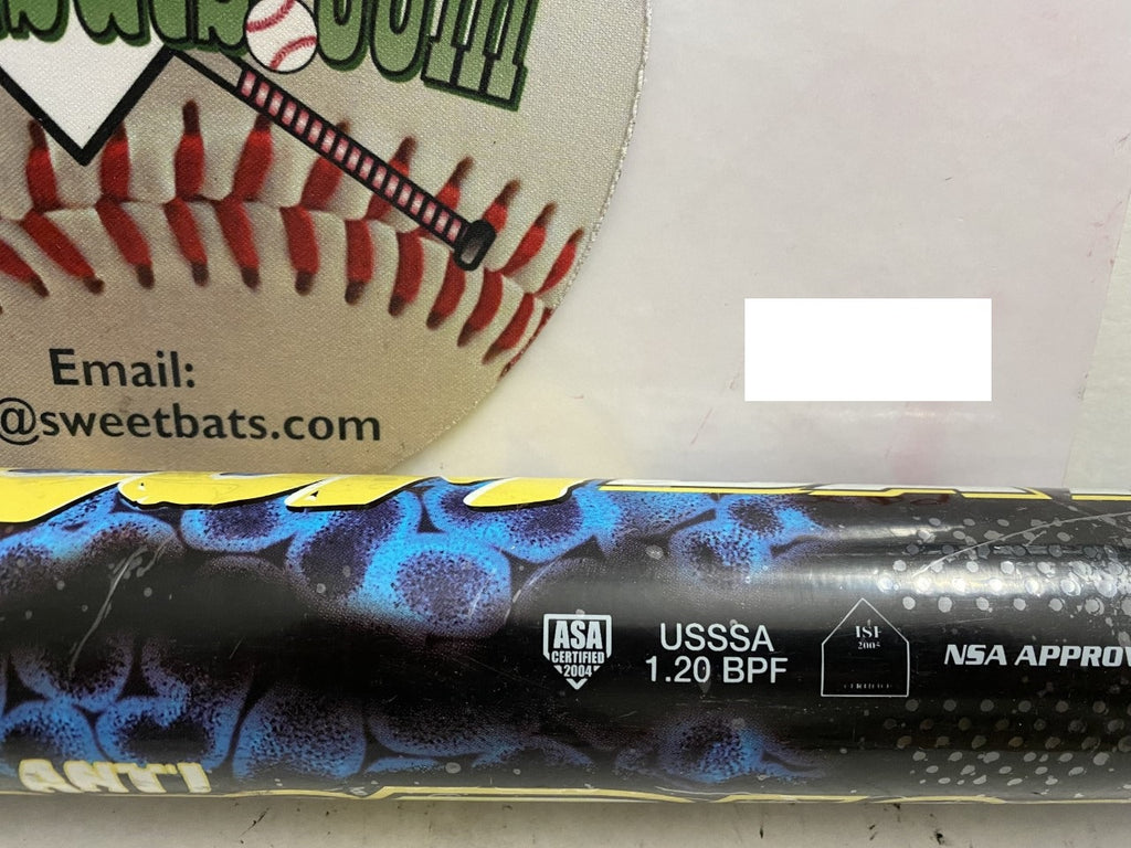 New Combat Anti Virus 34 NIW softball bat 100mph+ ASA VIRSP2 07 FULLY LOADED USSSA 220