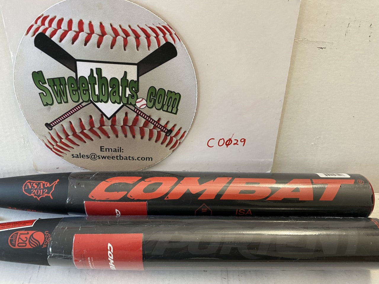 New Combat PORTENT 34 NIW softball bat 100mph+ USSSA 220 PORSP1 ISA NSA slowpitch