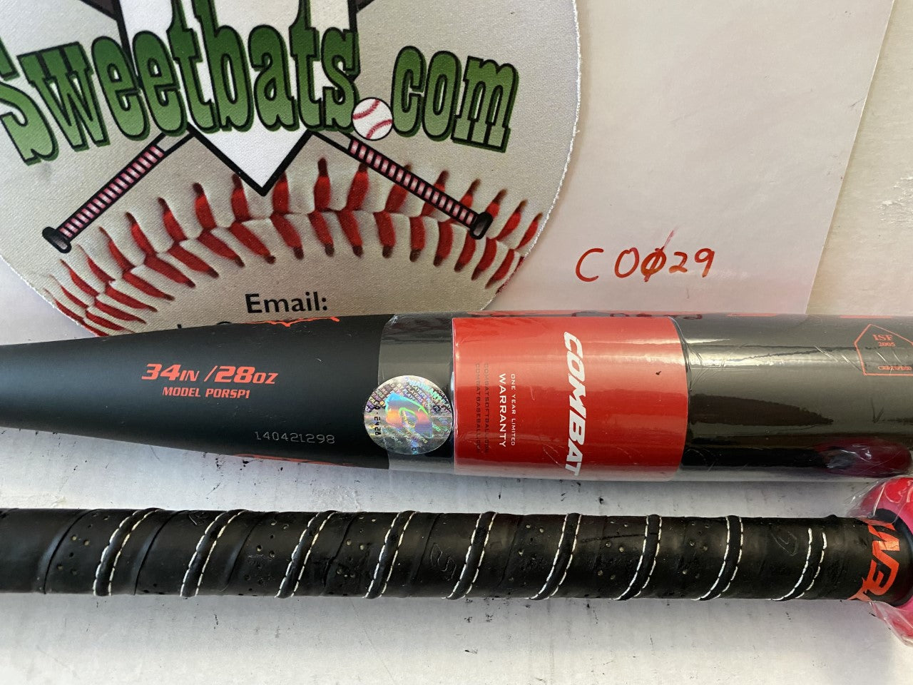 New Combat PORTENT 34 NIW softball bat 100mph+ USSSA 220 PORSP1 ISA NSA slowpitch