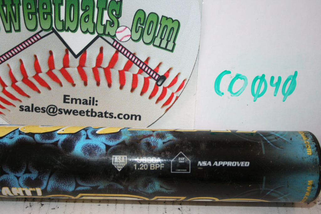 Combat Anti Virus softball bat 100mph + ASA USA Softball VIRSP2 BALANCED USSSA 220 dual stamp