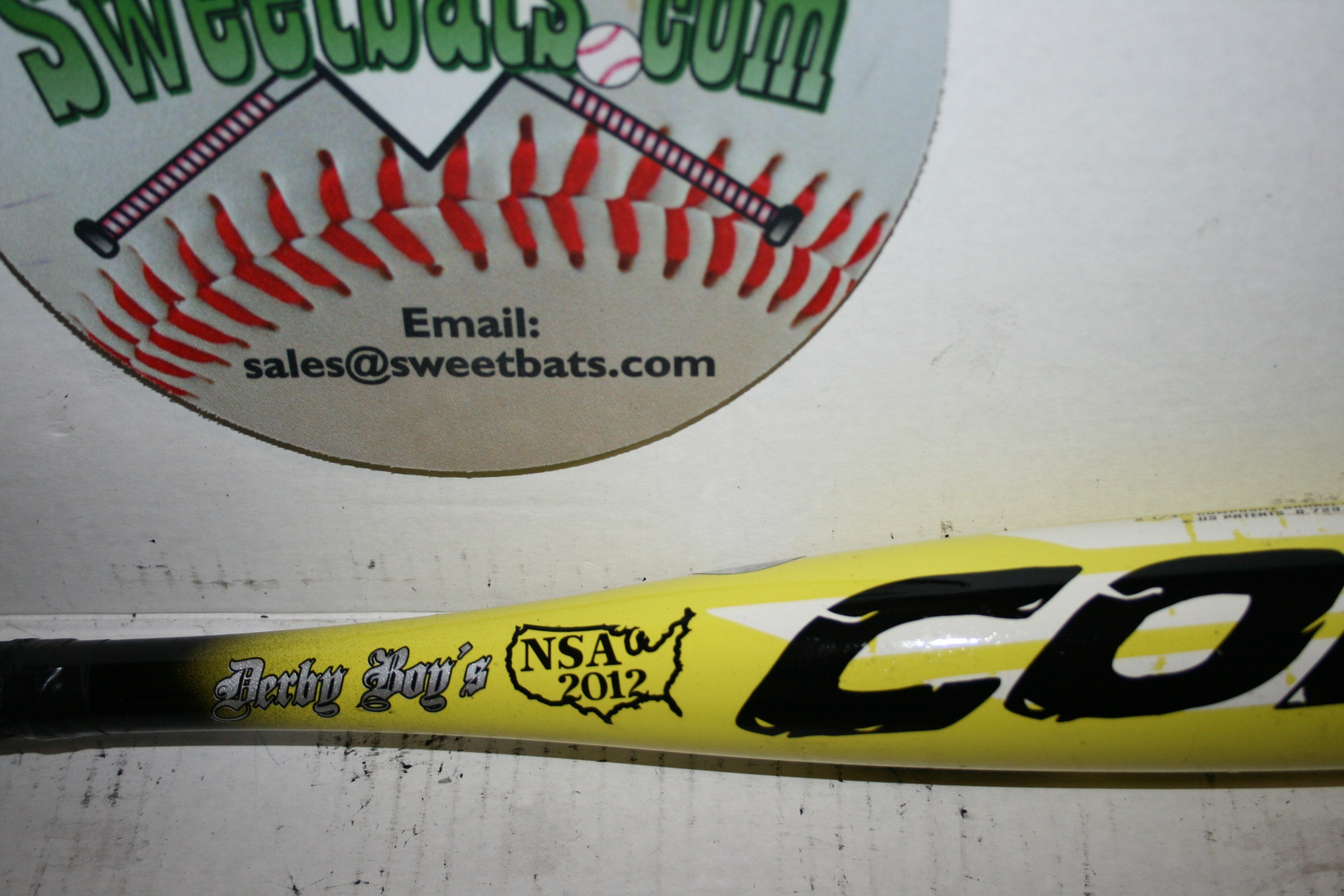26.8 Combat Derby Boy's Boys softball bat NSA USSSA 220 ISA DBSP8 great shape 27