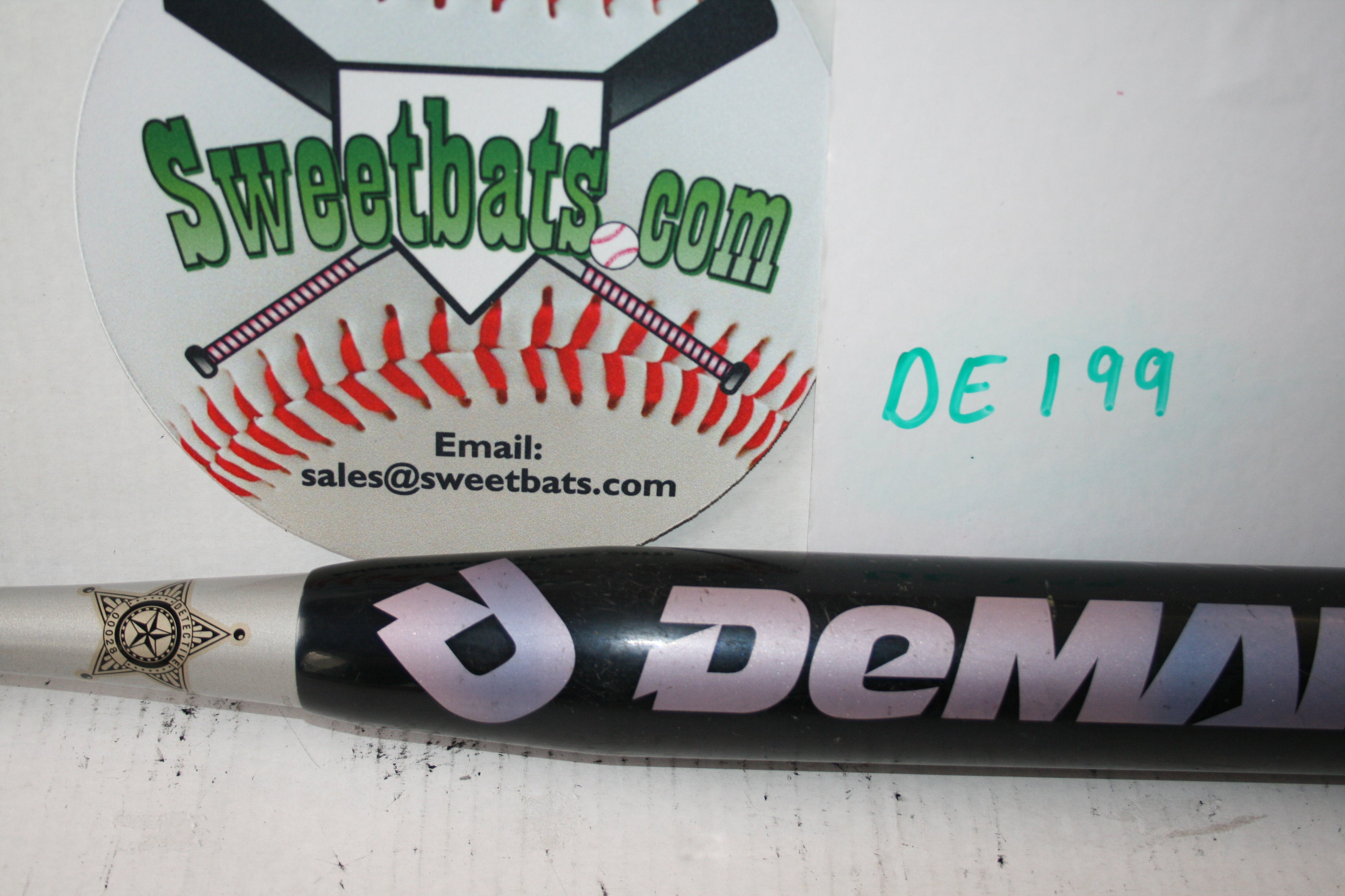 RARE ASA Demarini Lawmen WTDXLAW 28 Dual Stamp Softball Bat LAW-15 Limited USSSA 220