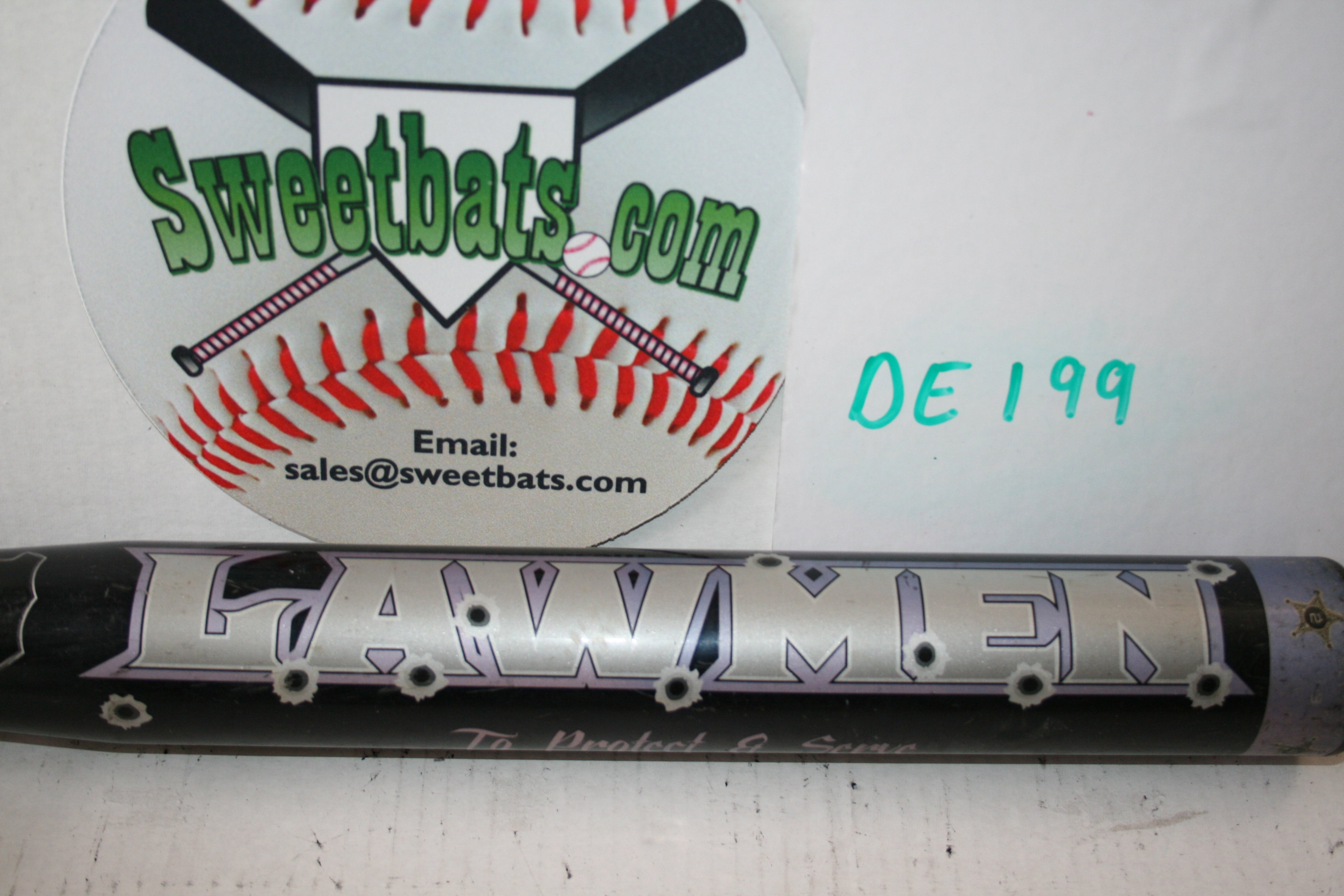 RARE ASA Demarini Lawmen WTDXLAW 28 Dual Stamp Softball Bat LAW-15 Limited USSSA 220