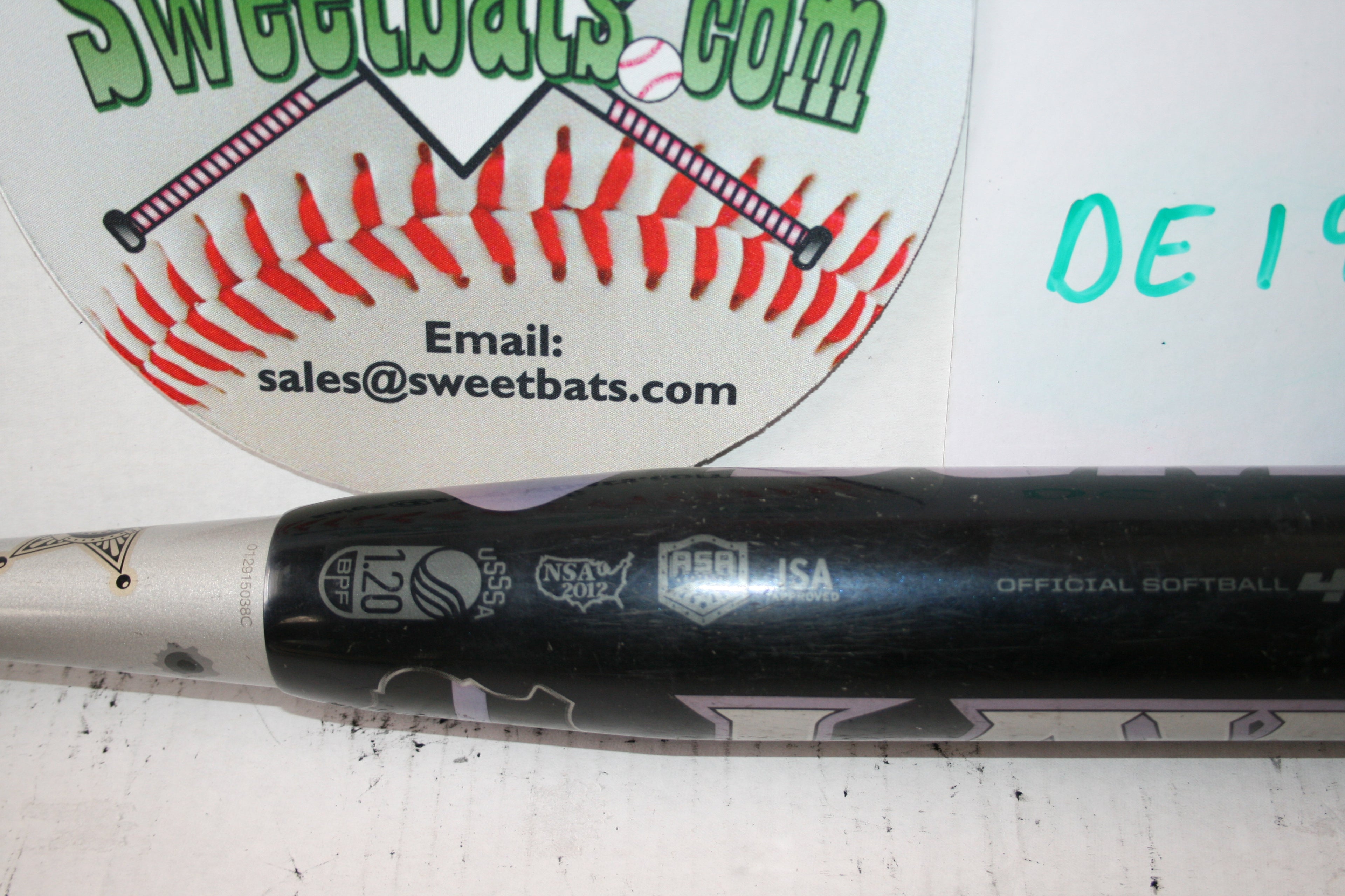 RARE ASA Demarini Lawmen WTDXLAW 28 Dual Stamp Softball Bat LAW-15 Limited USSSA 220