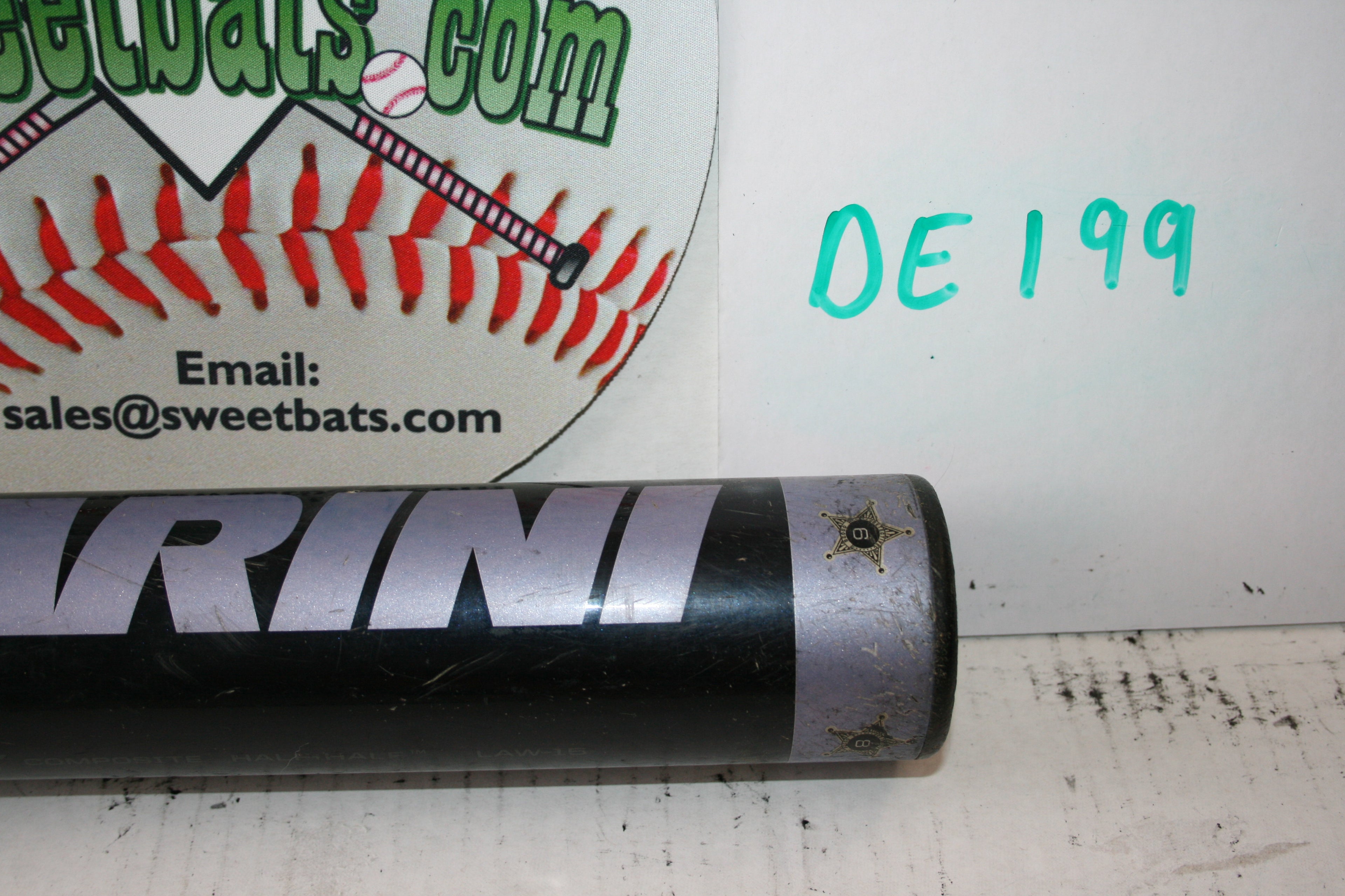 RARE ASA Demarini Lawmen WTDXLAW 28 Dual Stamp Softball Bat LAW-15 Limited USSSA 220