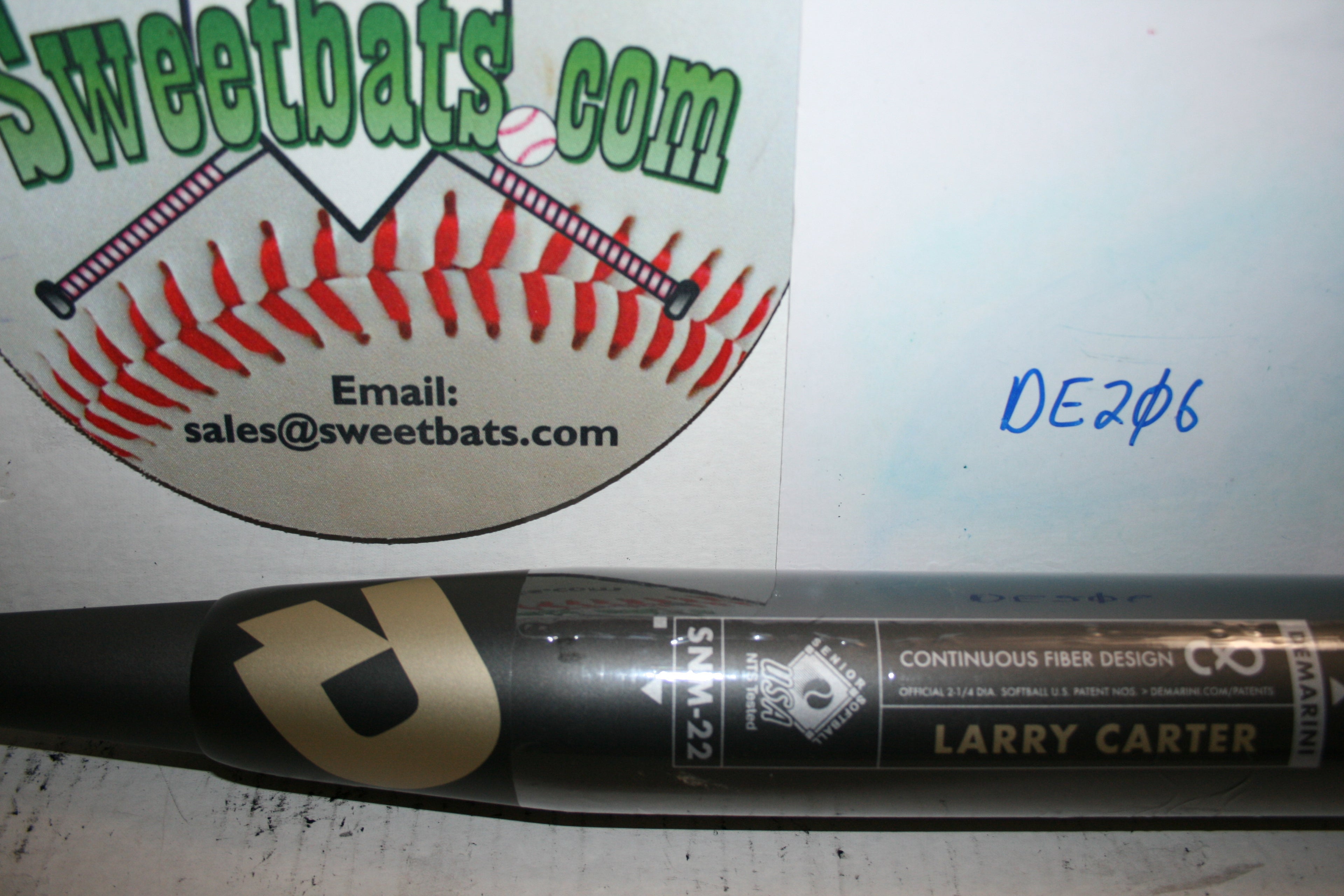 Demarini Senior Nautalai LARRY CARTER Mid Load Senior Softball Bat NIW SSUSA