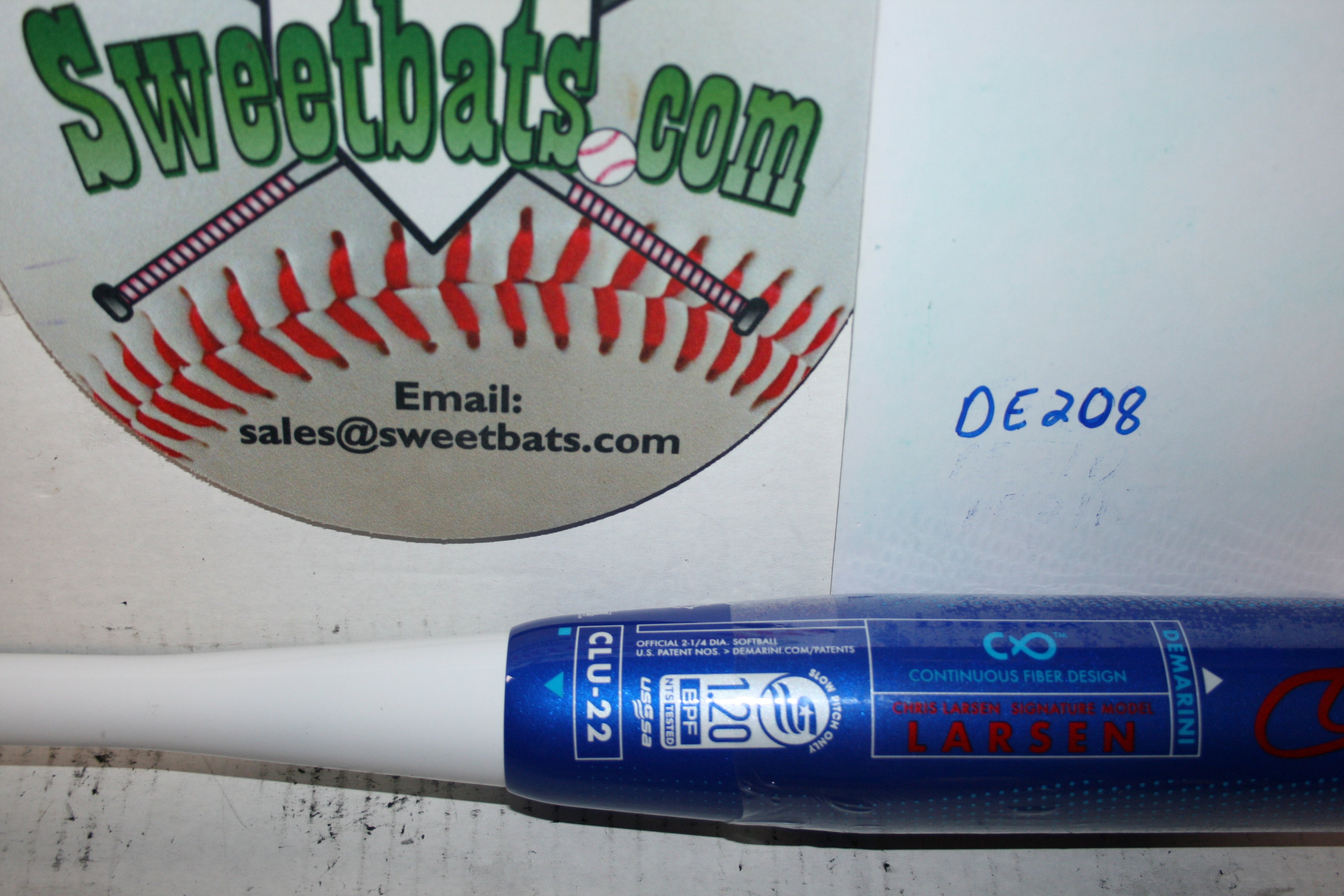 NIW New Demarini Nautalai Slowpitch Softball Bat USSSA 240 UTrip CL22 Chris Larsen 34" 12" barrel WTDXCLU