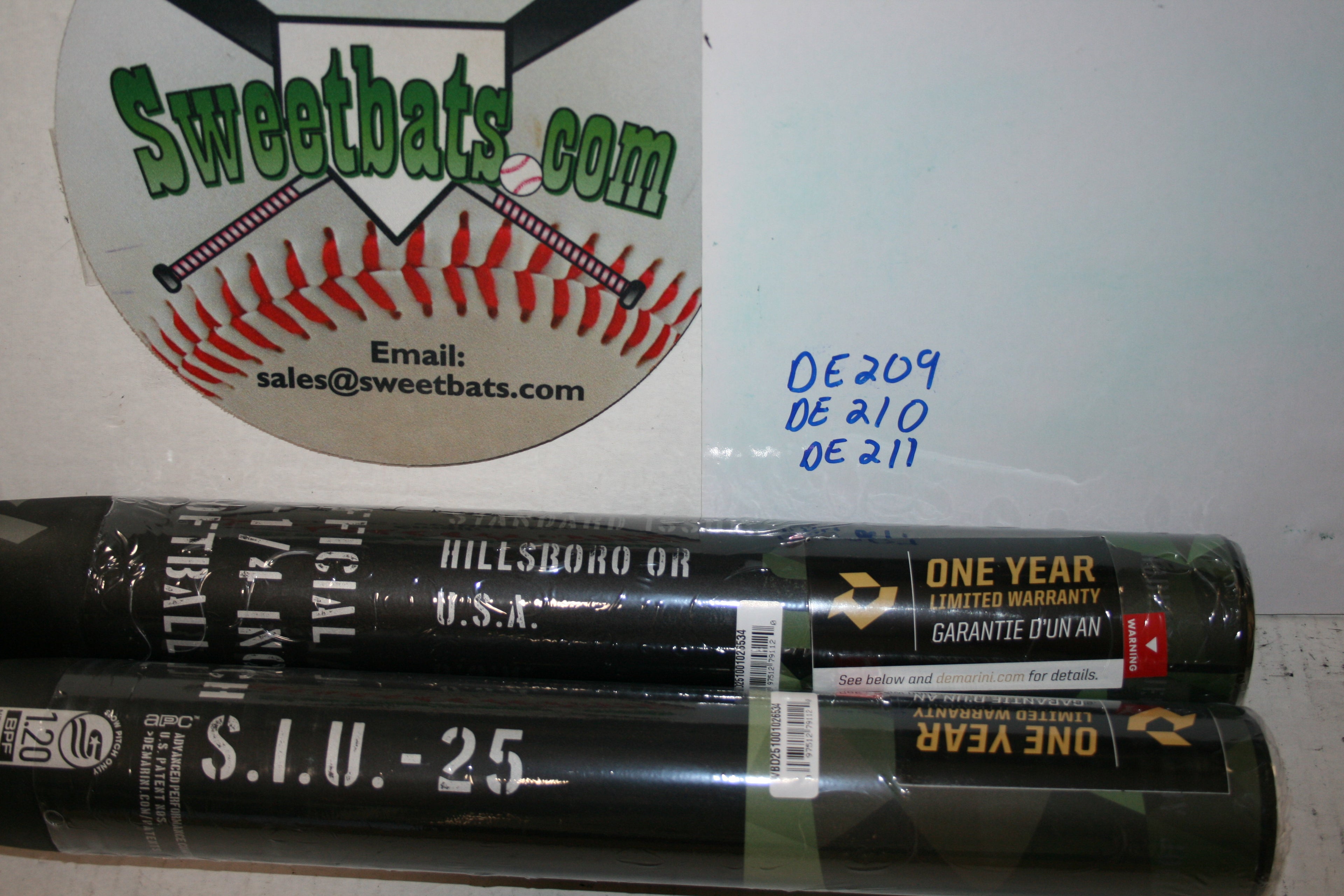 1 of 300! 2025 DeMarini Standard Issue USSSA 240 Slowpitch Softball Bat WTDXSIU