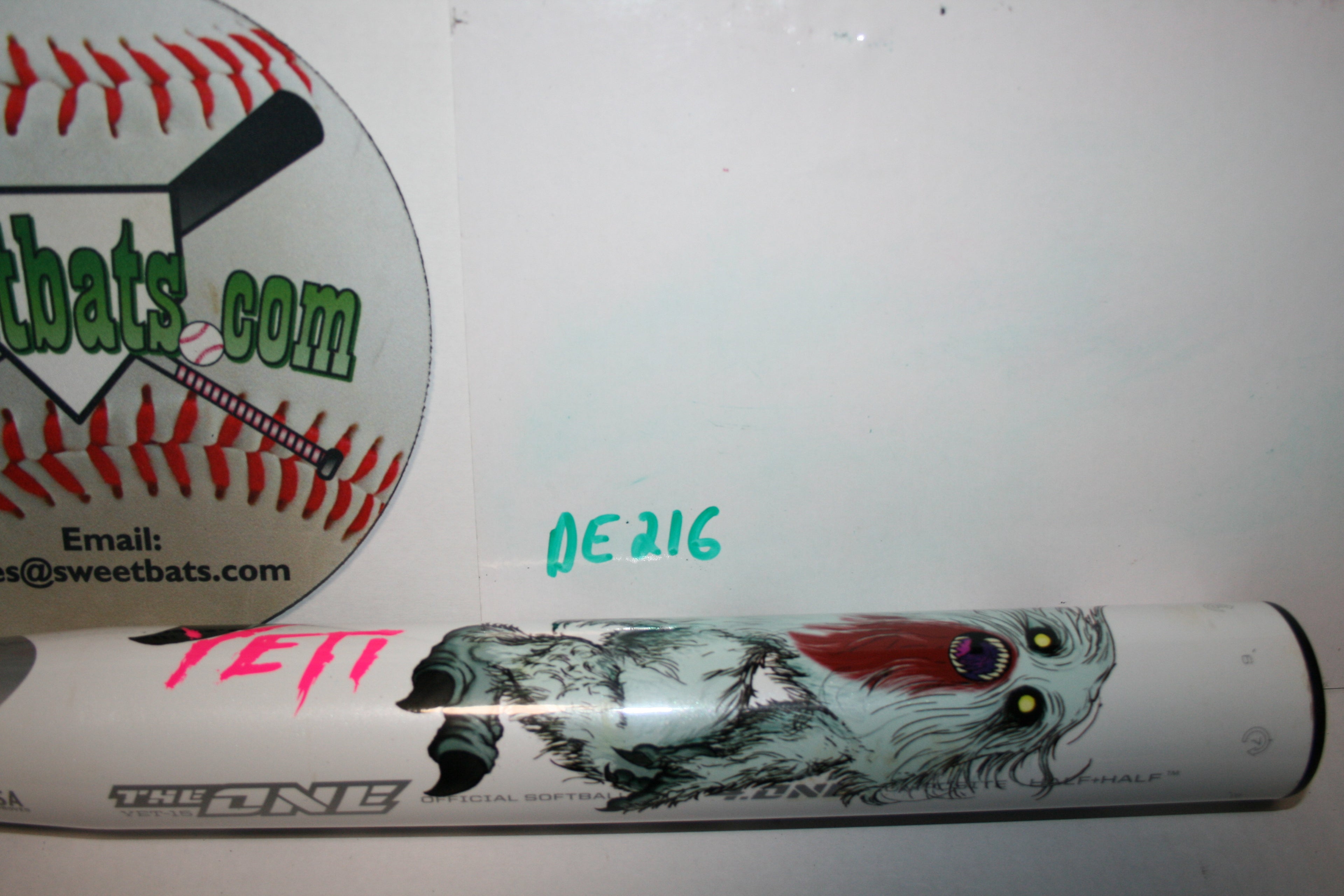 Limited Edition Demarini Yeti Softball Bat USSSA 220 ASA Dual Stamp The ONE YET-15 27 26.4