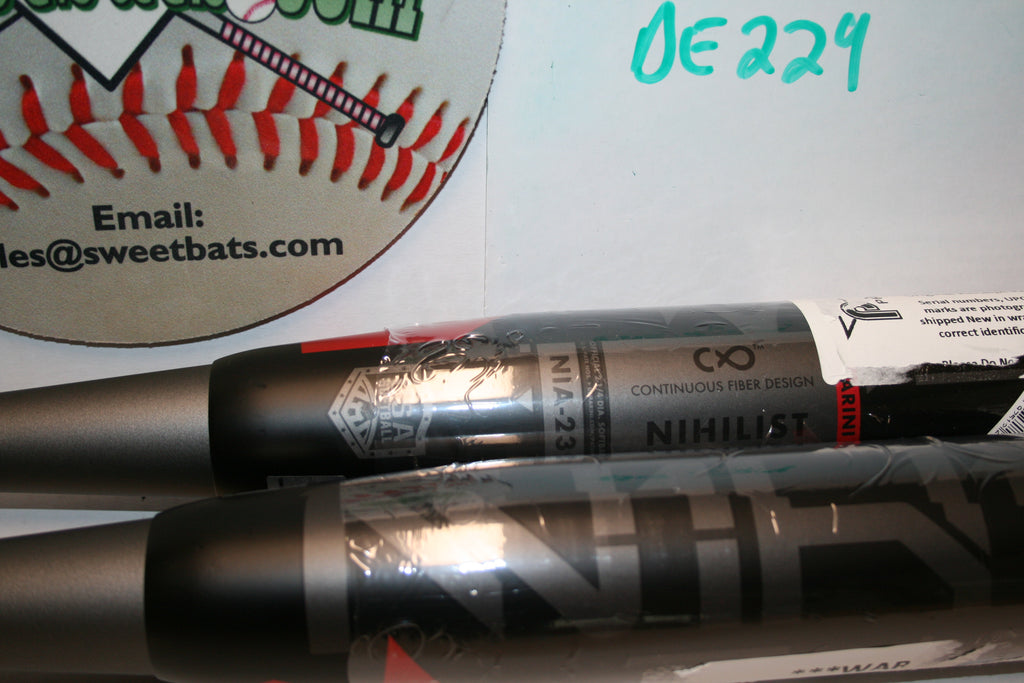 ASA USA NIW 2023 Demarini Nihlist Softball Bat Slowpitch NIA-23 34 27 ENDLOAD EL