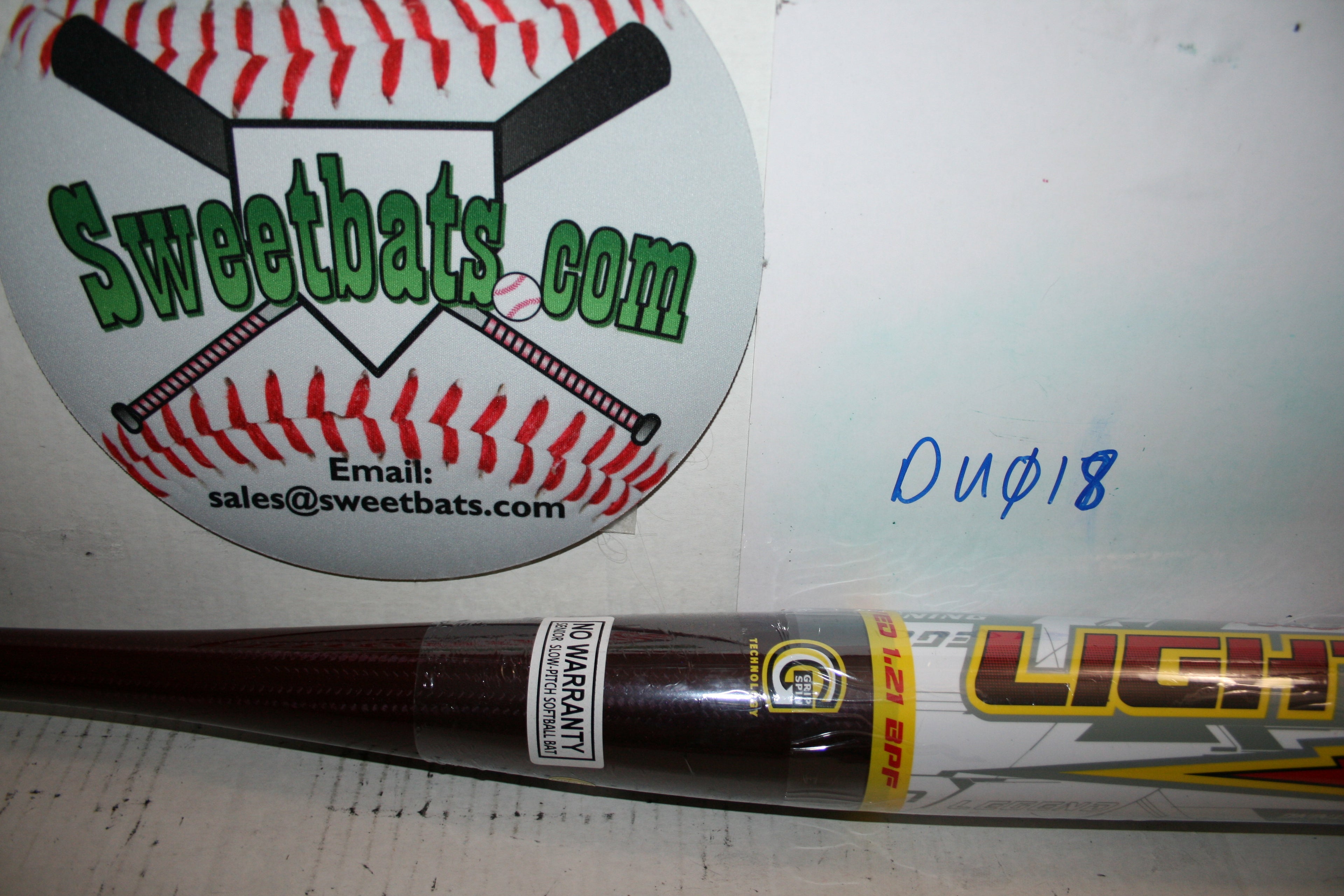 Dudley Lightning Legend Retro Red Knob SSUSA Senior Slowpitch Softball Bat