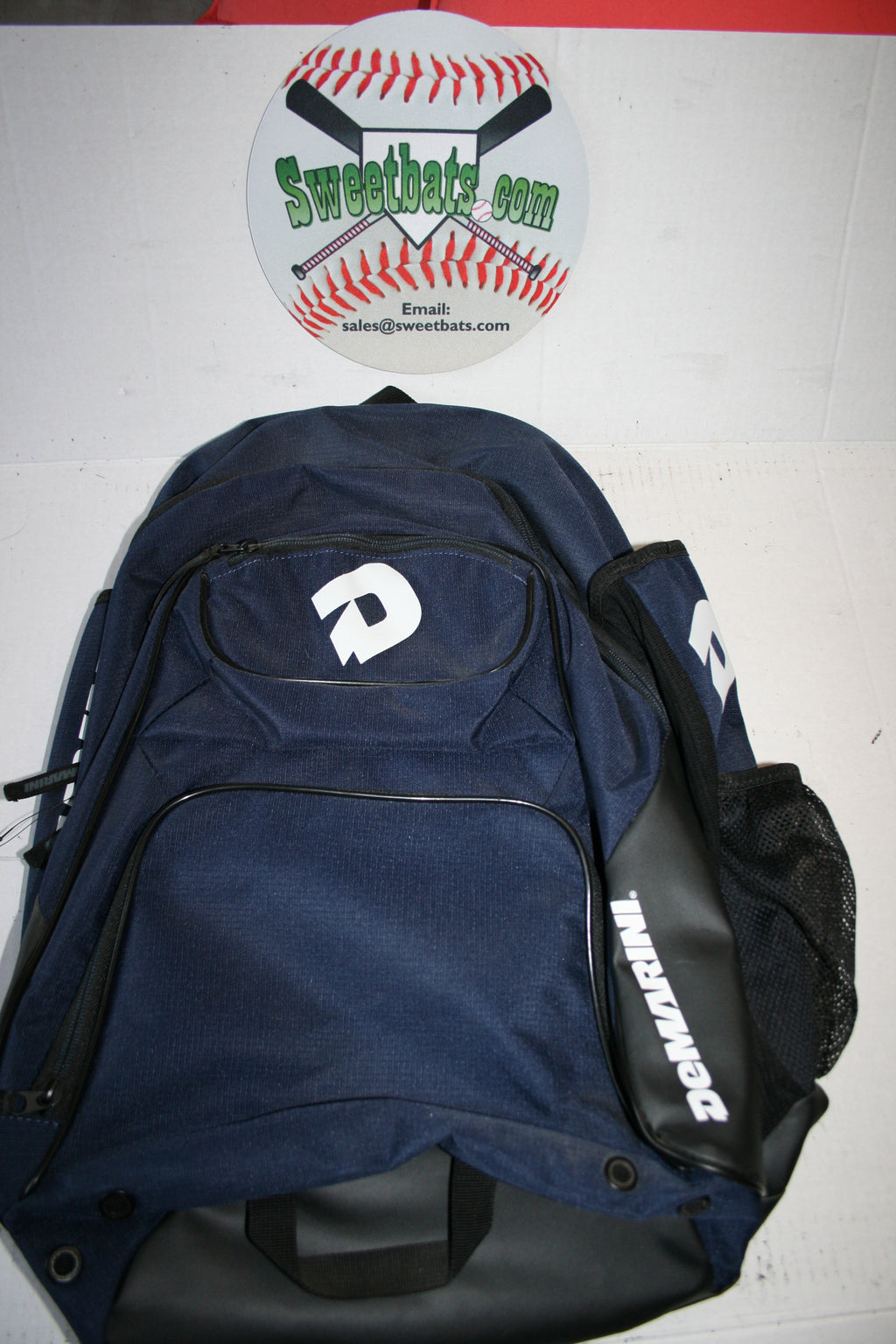 Demarini Aftermath Backpack Equipment Bag Blue Black Back Pack Baseball Softball