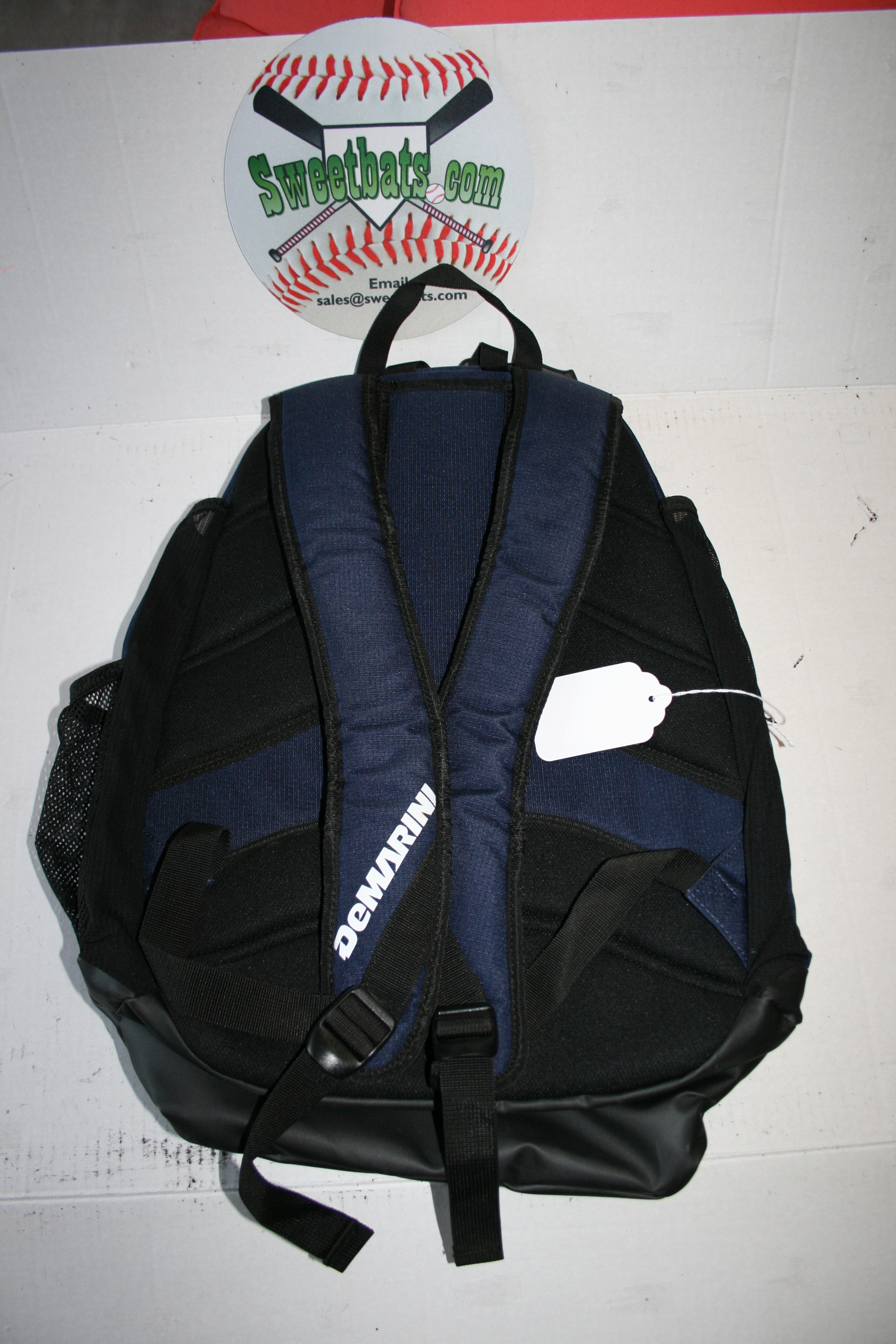 Demarini Aftermath Backpack Equipment Bag Blue Black Back Pack Baseball Softball