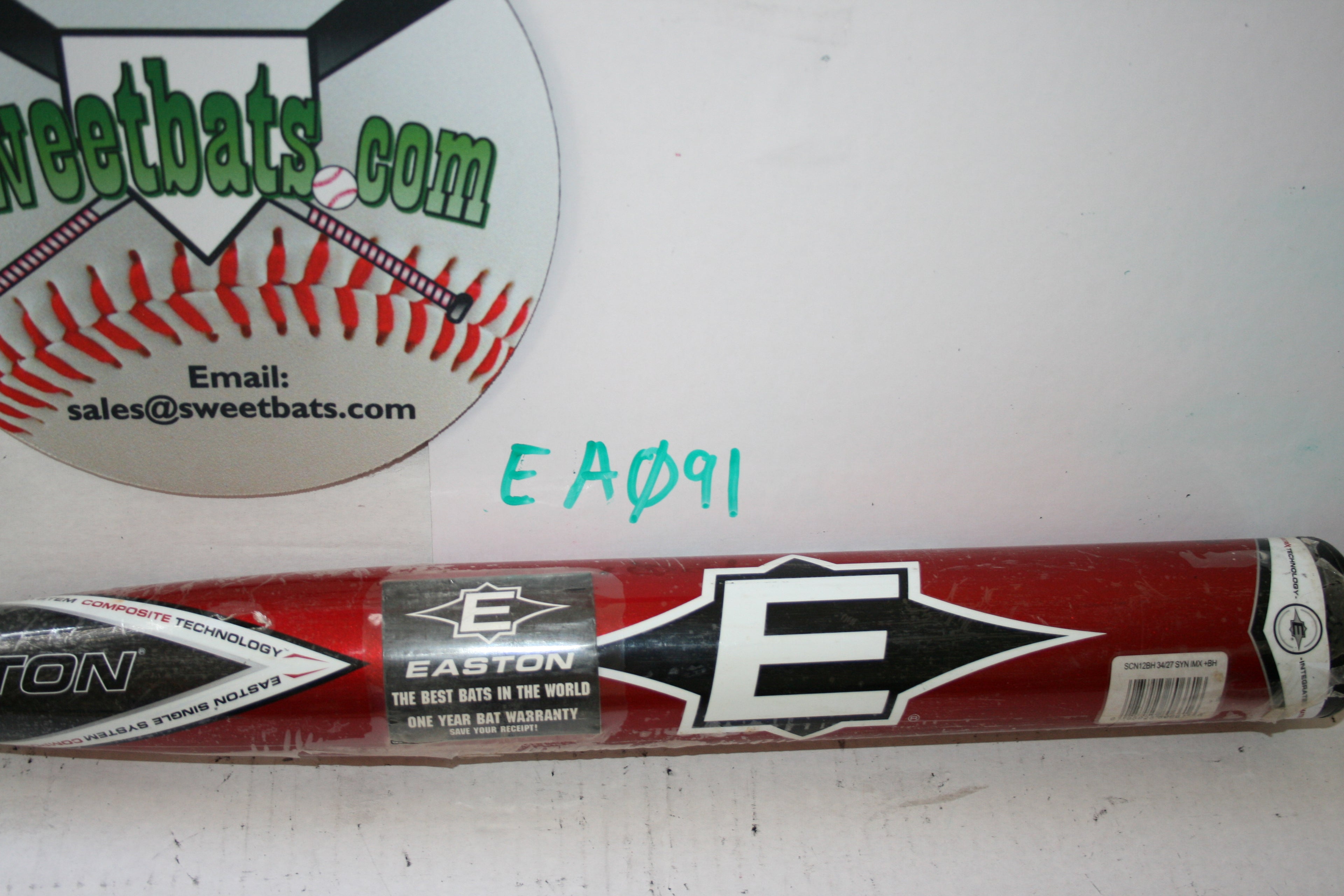 RARE 2009 NIW SCN12BH Easton Synergy Power Plus + Brett Helmer Softball Bat 27