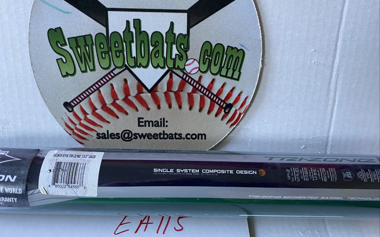 FIRST BATCH? Easton Synergy SCN18 TRI ZONE USSSA 220 Softball Bat 28 2010 prod date