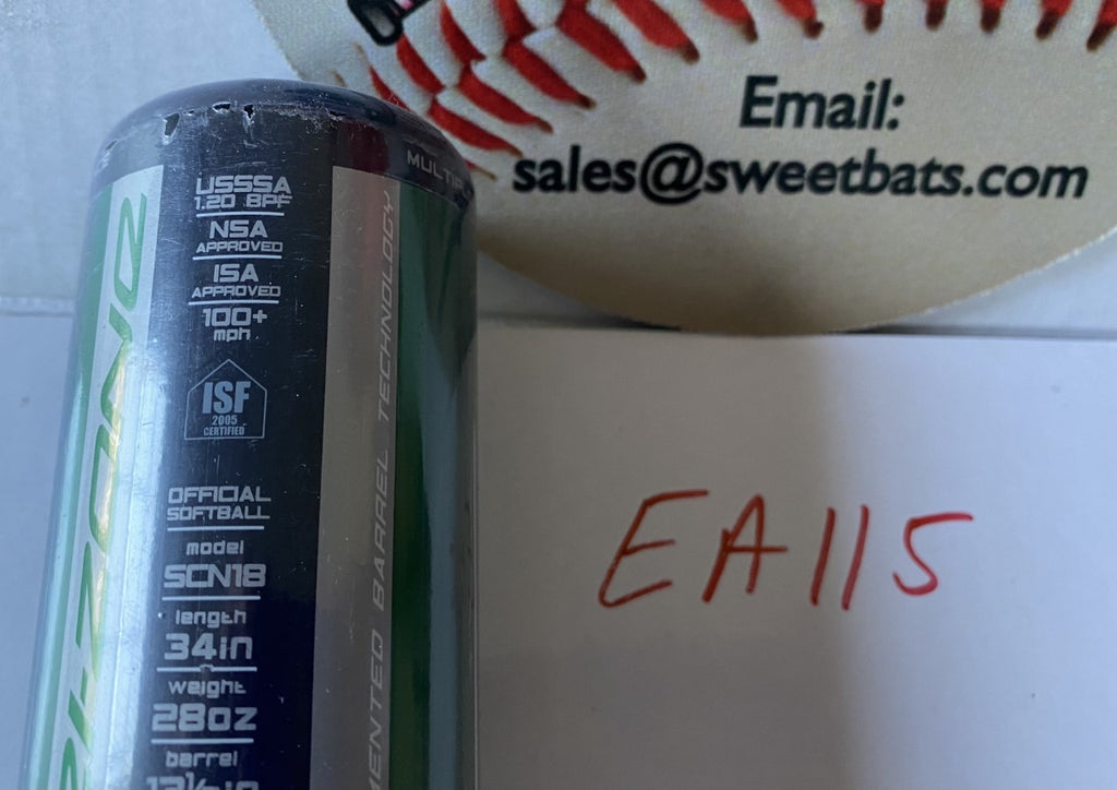 FIRST BATCH? Easton Synergy SCN18 TRI ZONE USSSA 220 Softball Bat 28 2010 prod date