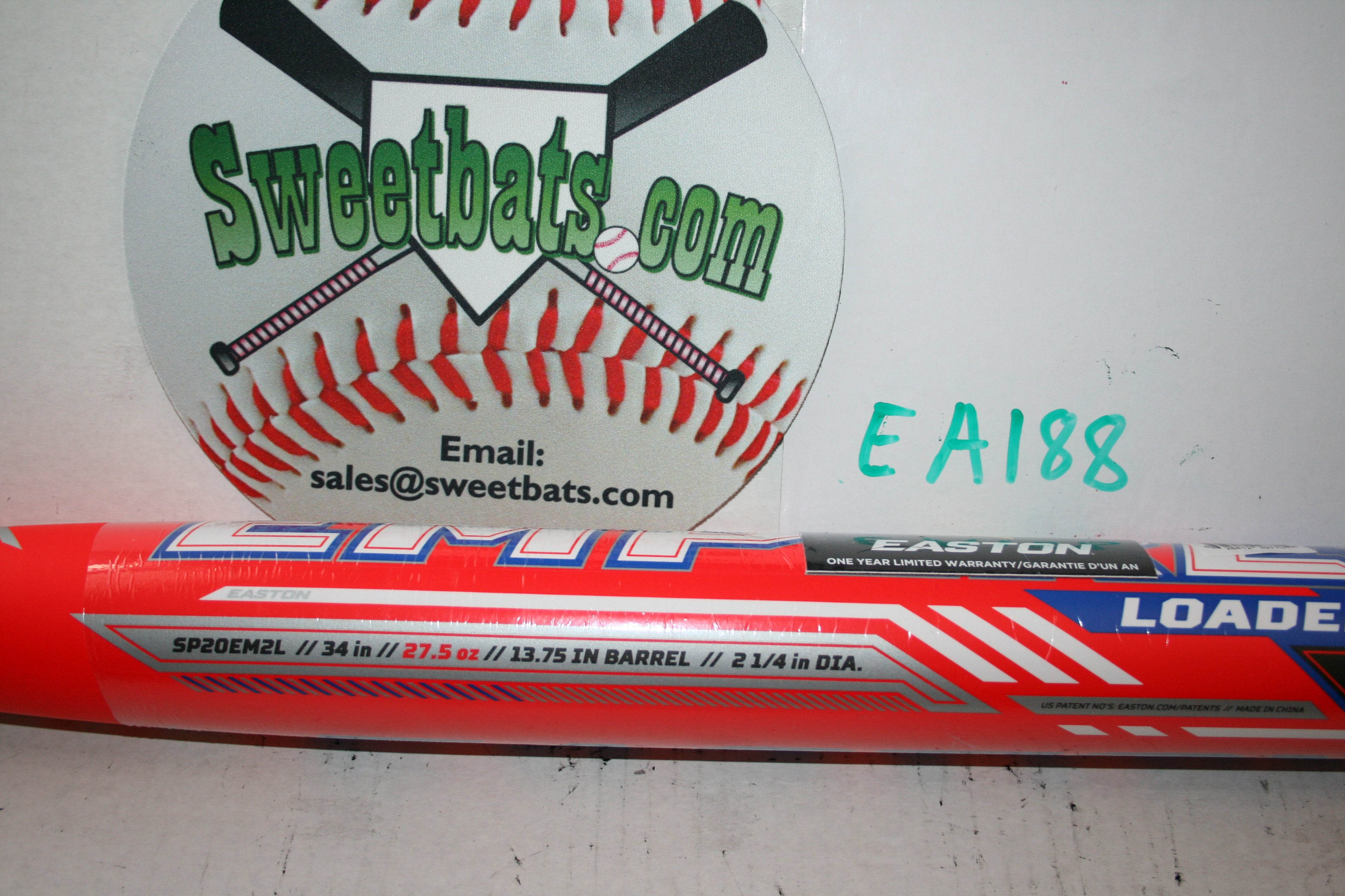 NIW Easton Empire LOADED Senior Slowpitch Softball Bat 27.5 SSUSA SP20EM2L 13.75