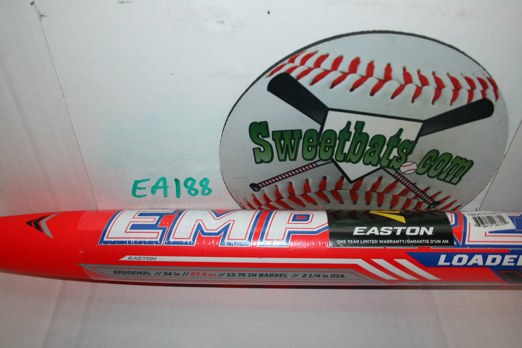NIW Easton Empire LOADED Senior Slowpitch Softball Bat 27.5 SSUSA SP20EM2L 13.75