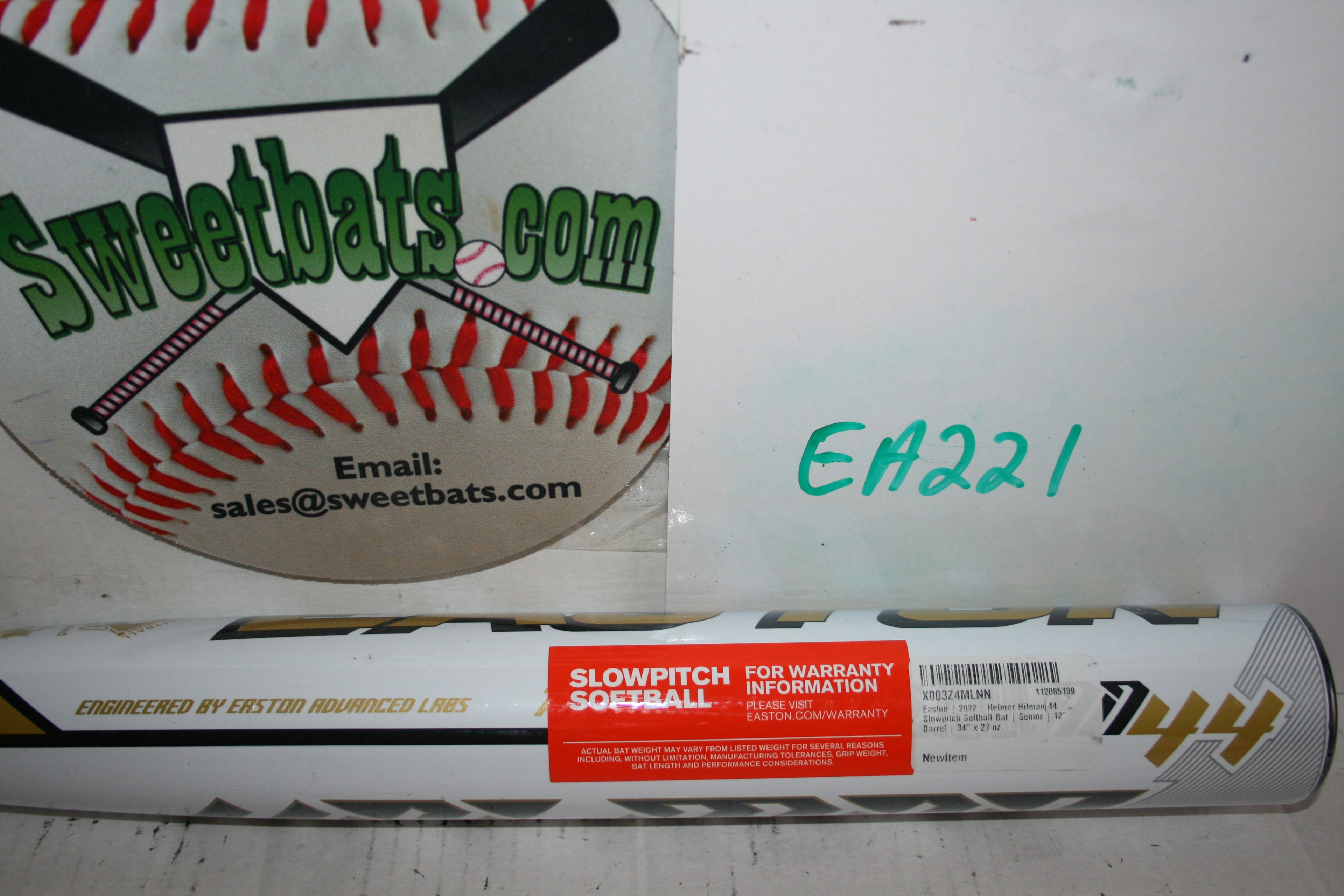 Easton HELMER LOADED Senior Slowpitch Softball Bat SSUSA ISA SP23BHSL 12" NEW HOT BAT
