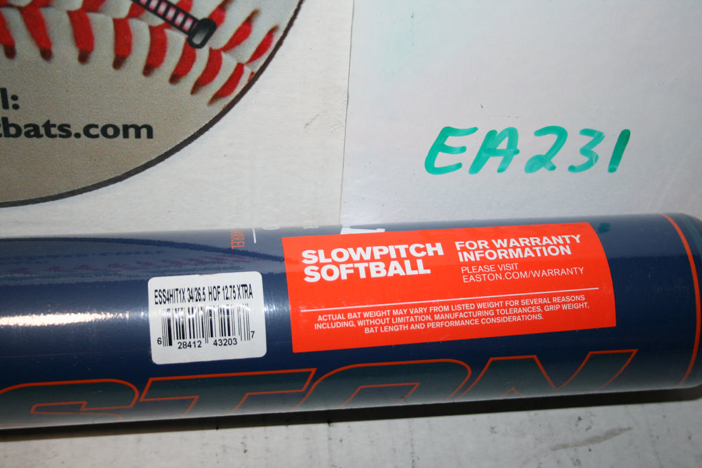 For Daniel C only NIW Easton Helmer Hitman HOF Hall Fame SSUSA Senior Slowpitch BAT ESS4HIT1X (Copy)