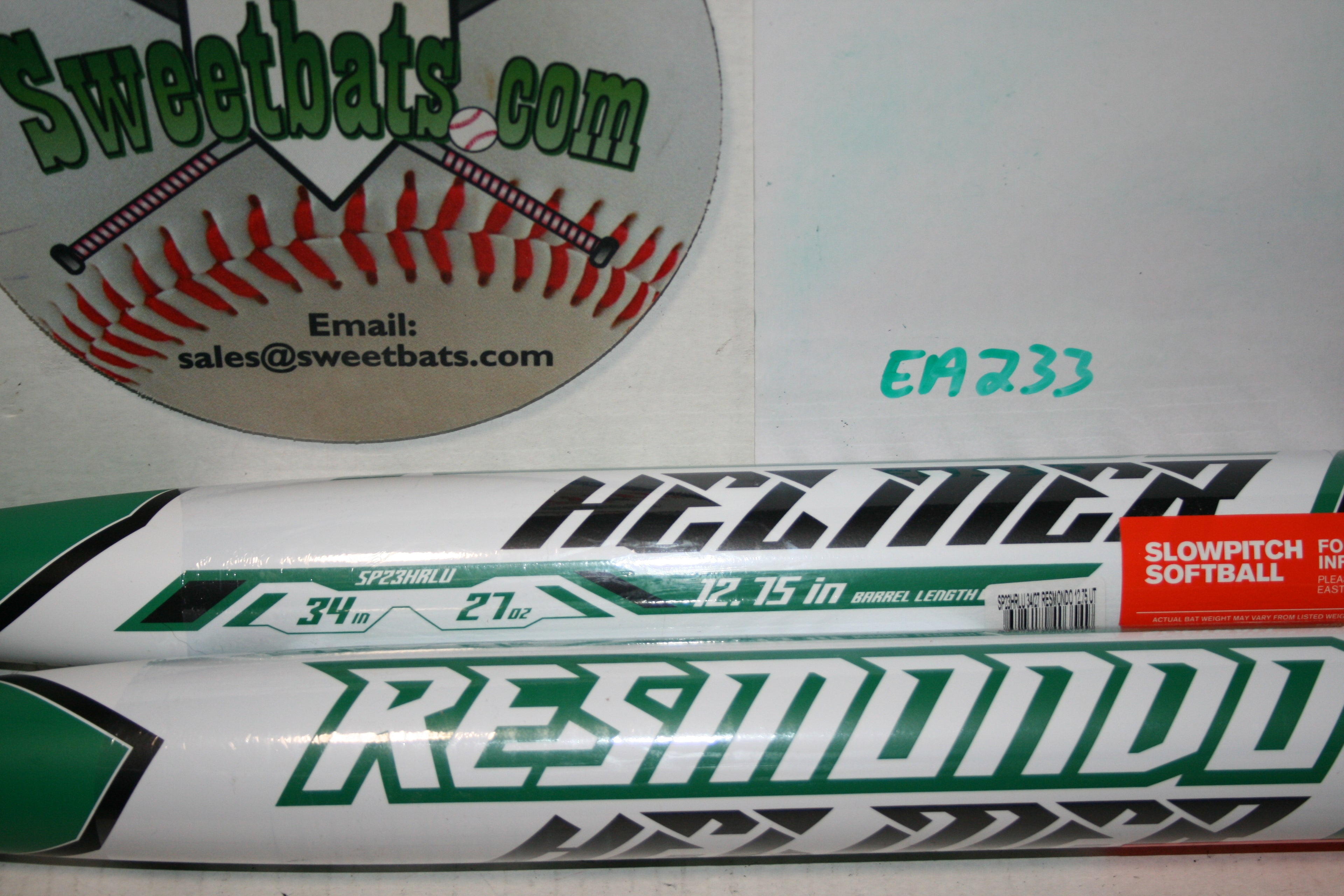 Easton Helmer Resmondo 12.75" Loaded USSSA 240 Slowpitch Softball Bat SP23HRLU