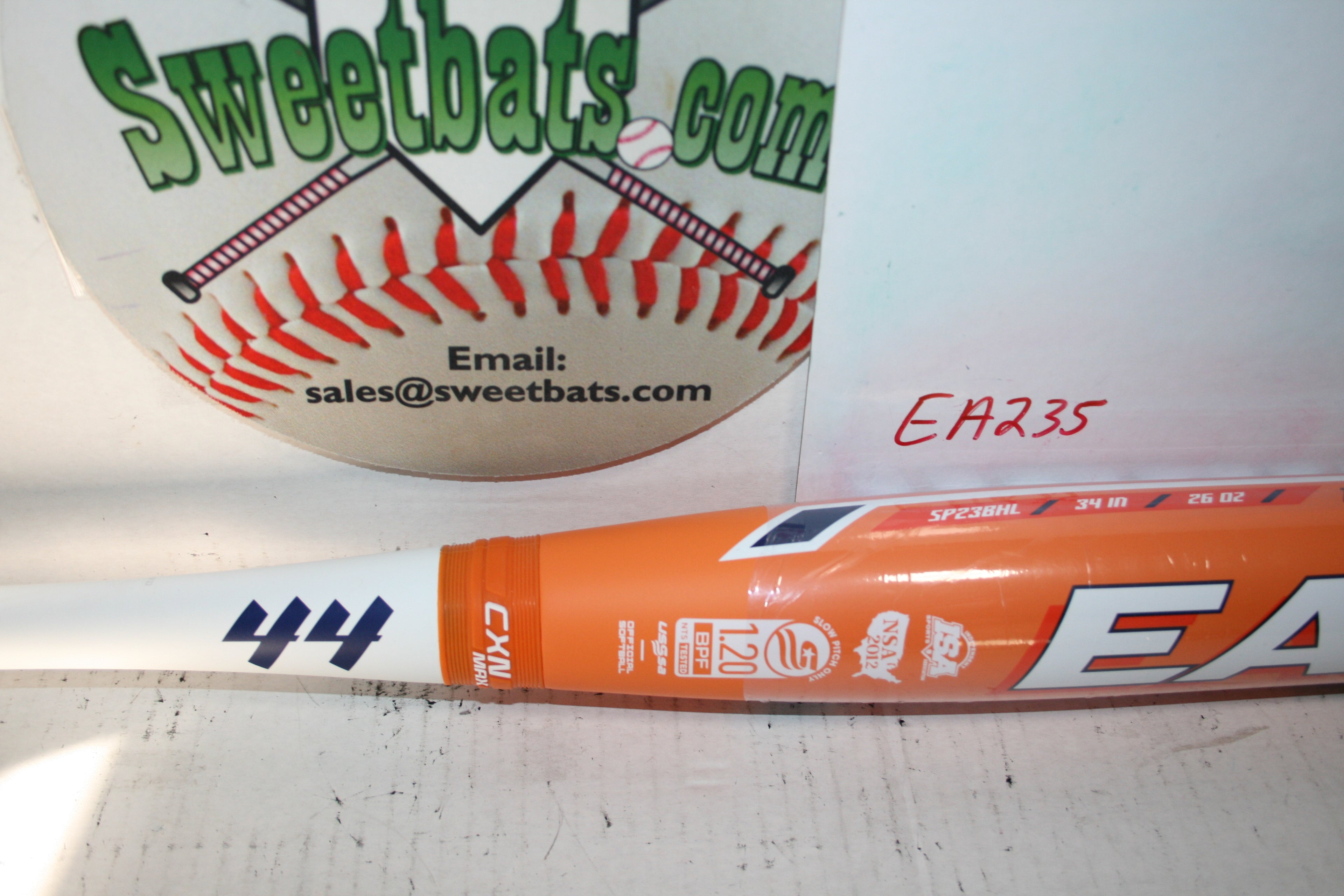 Easton Helmer Fire Flex 12.5" Barrel Loaded USSSA NSA ISA 240 Slowpitch Softball Bat 2023