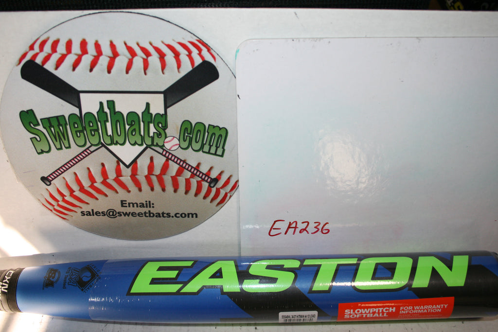 New NIW Easton Helmer Hitman 44 SSUSA Senior Slowpitch BAT ESS4BHL 2 piece pc