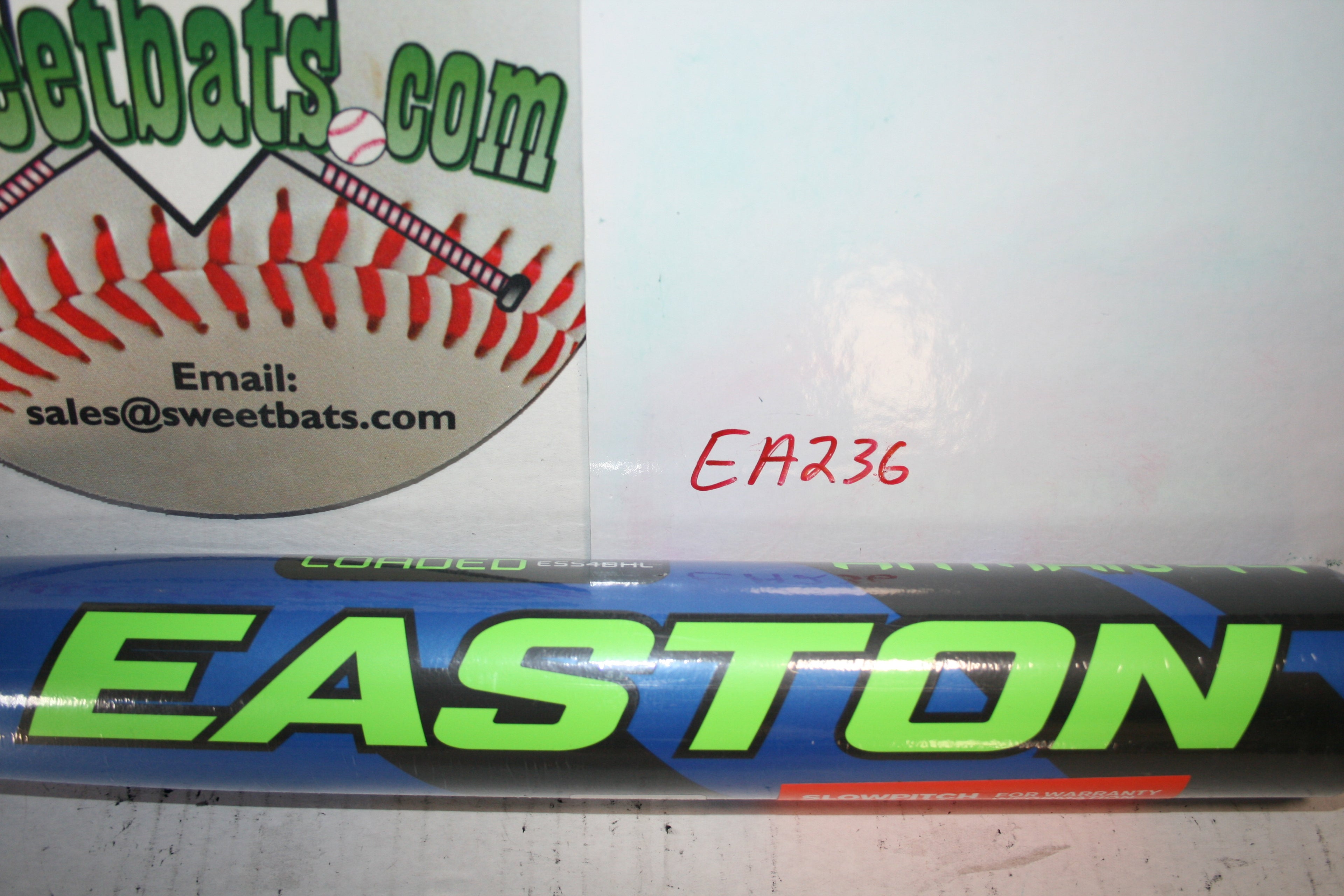 New NIW Easton Helmer Hitman 44 SSUSA Senior Slowpitch BAT ESS4BHL 2 piece pc