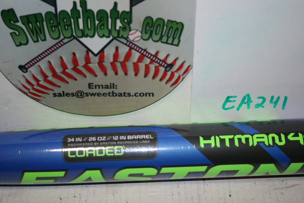 New NIW Easton Helmer Hitman 44 SSUSA Senior Slowpitch BAT ESS4BHL 2 piece pc