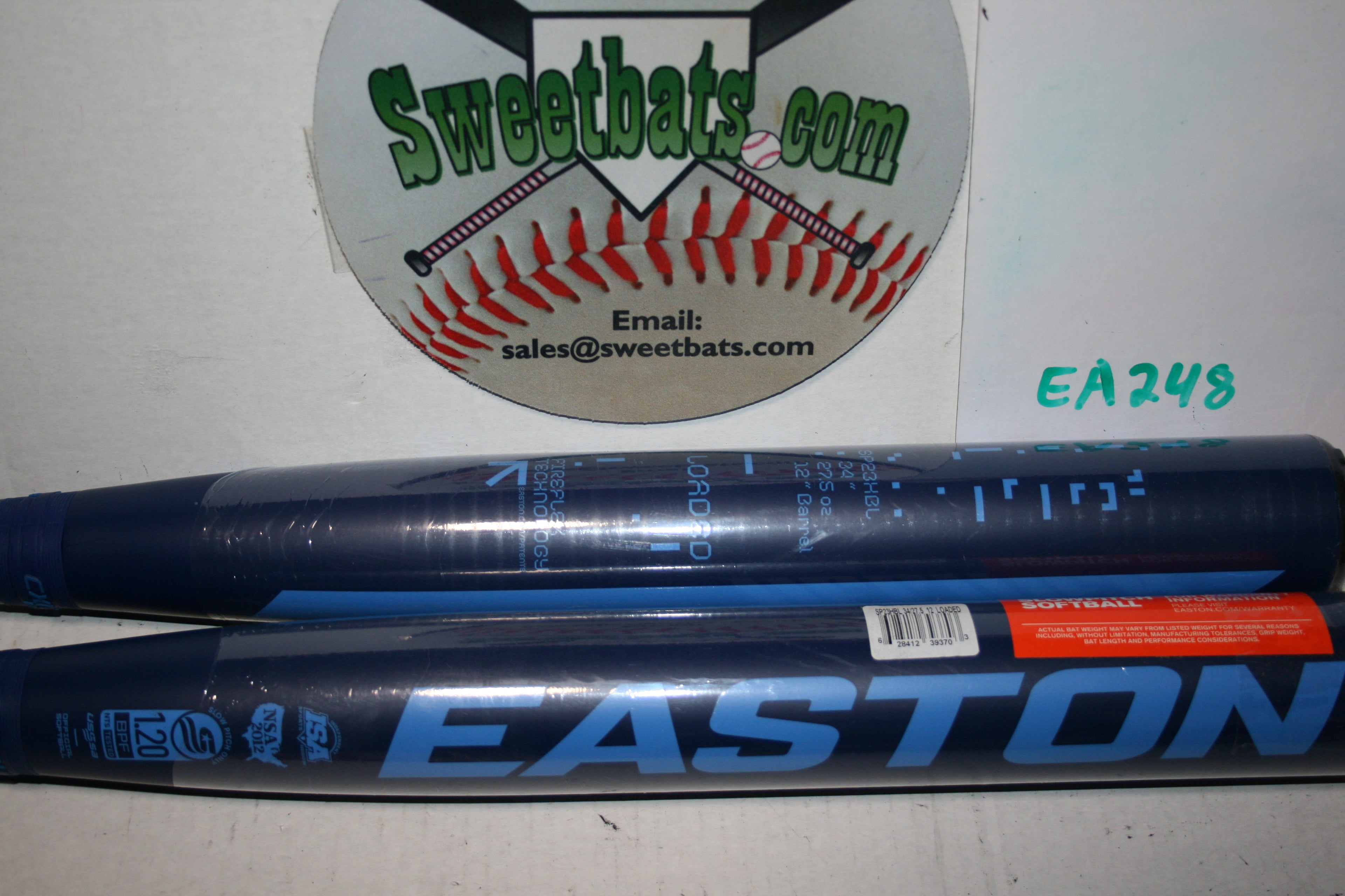 Easton Helmer Blue Line Slowpitch Softball Bat Fire Flex USSSA 240 Load SP23HBL